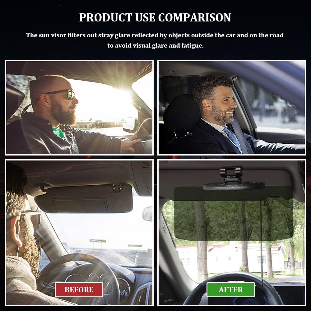 Extensor de Visera de Sol Middrivr para Coche 32x14.5cm