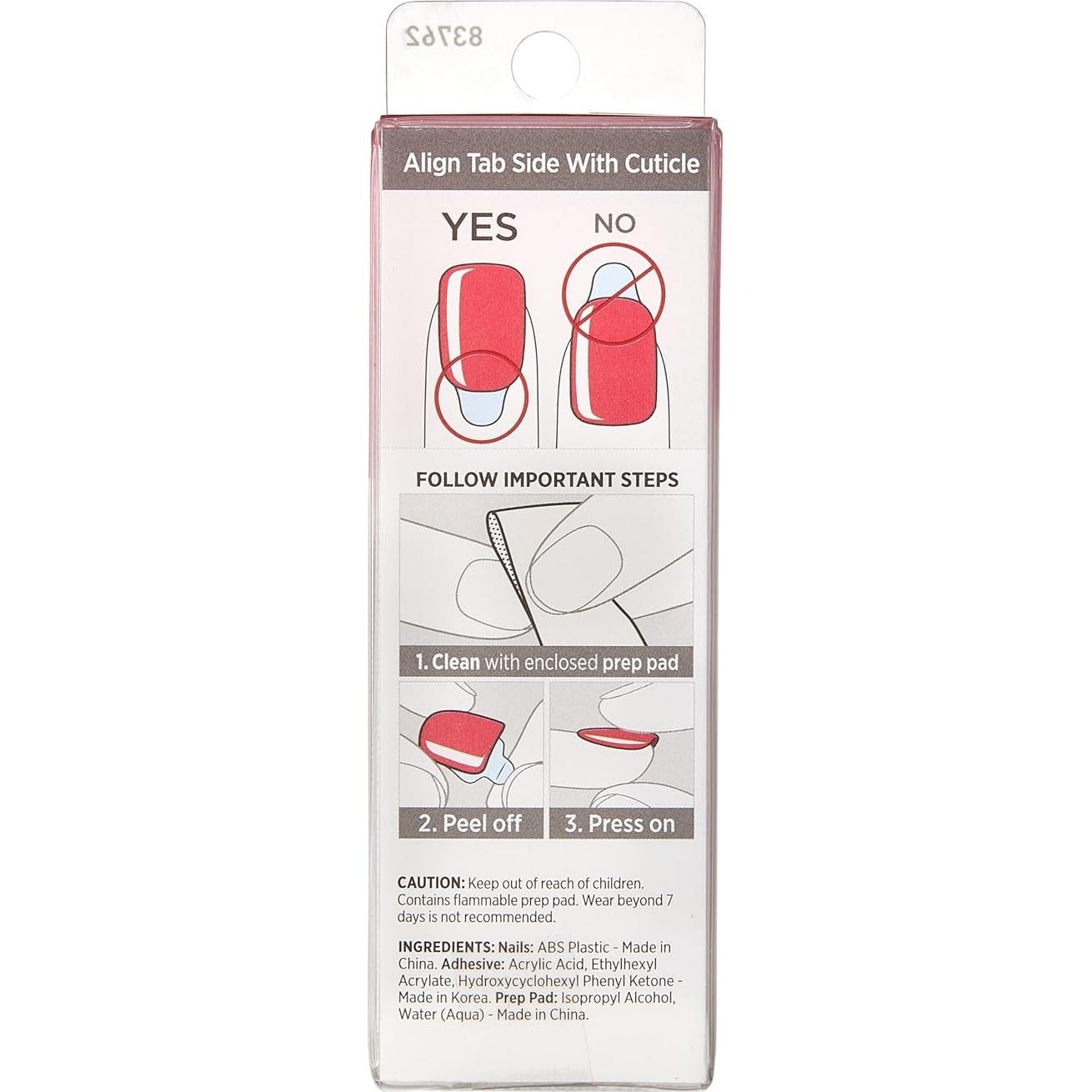 KISS imPRESS Manicura Press-On Gel Corally Crazy 30 Uñas