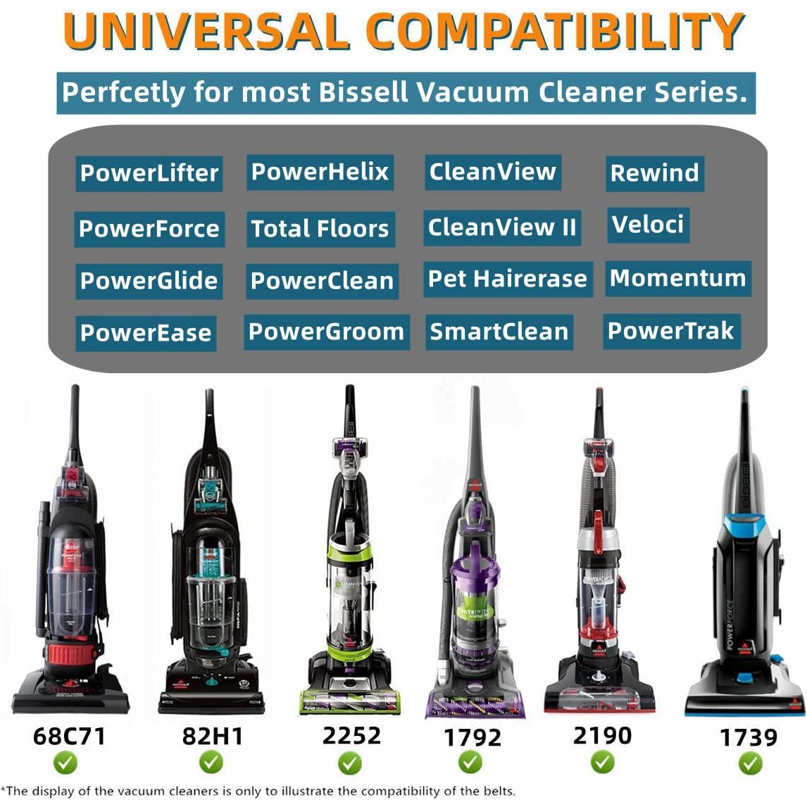 Cinturones de Reemplazo Bissell 3031120 para Aspiradora - Paquete de 2