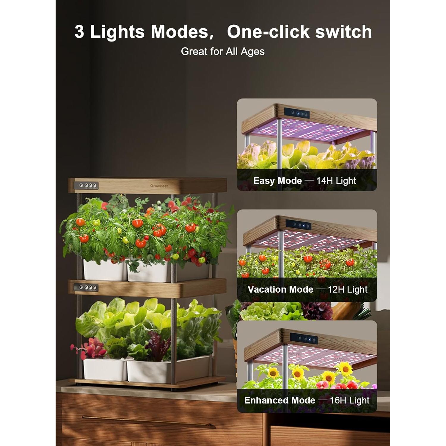 Sistema de Cultivo Hidropónico GROWNEER HydroEasy1.0 47x37x74cm