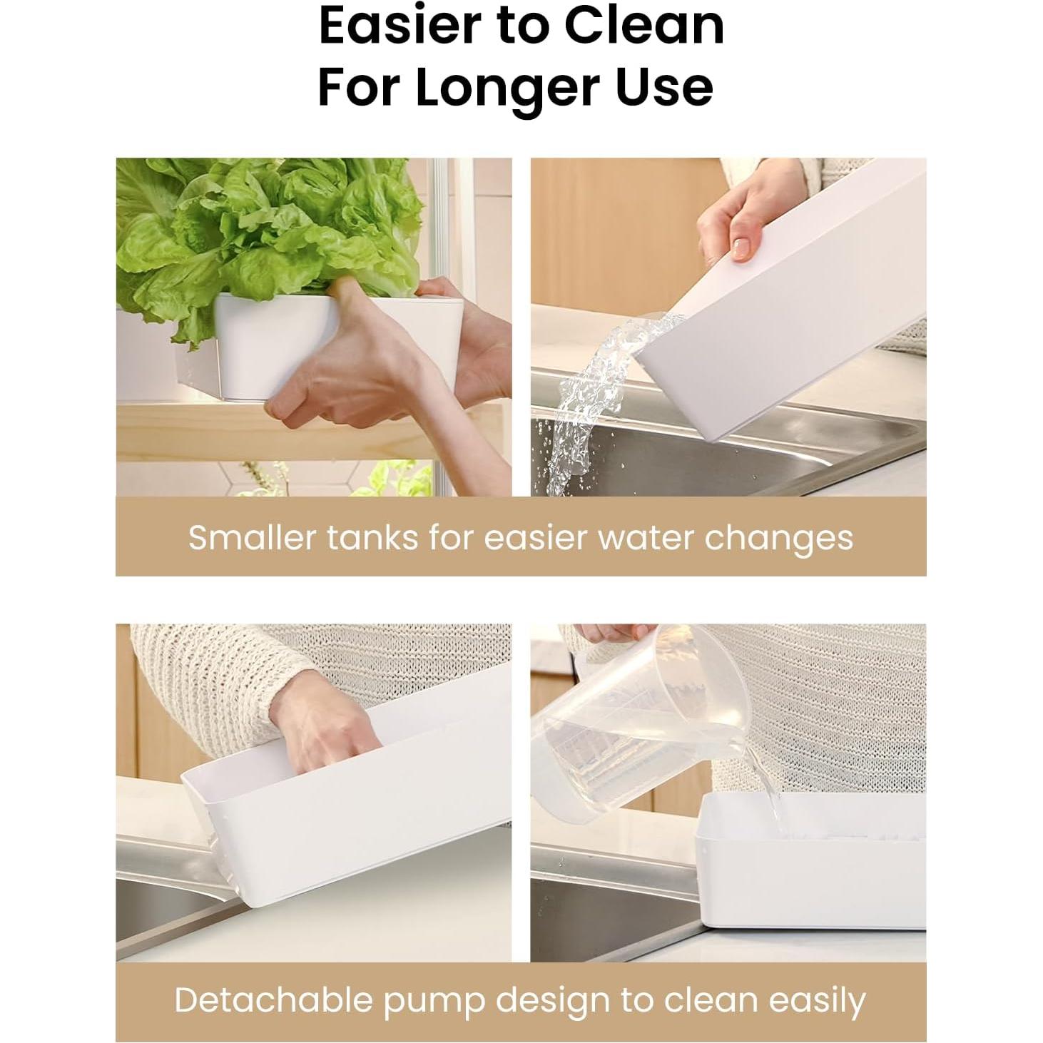 Sistema de Cultivo Hidropónico GROWNEER HydroEasy1.0 47x37x74cm