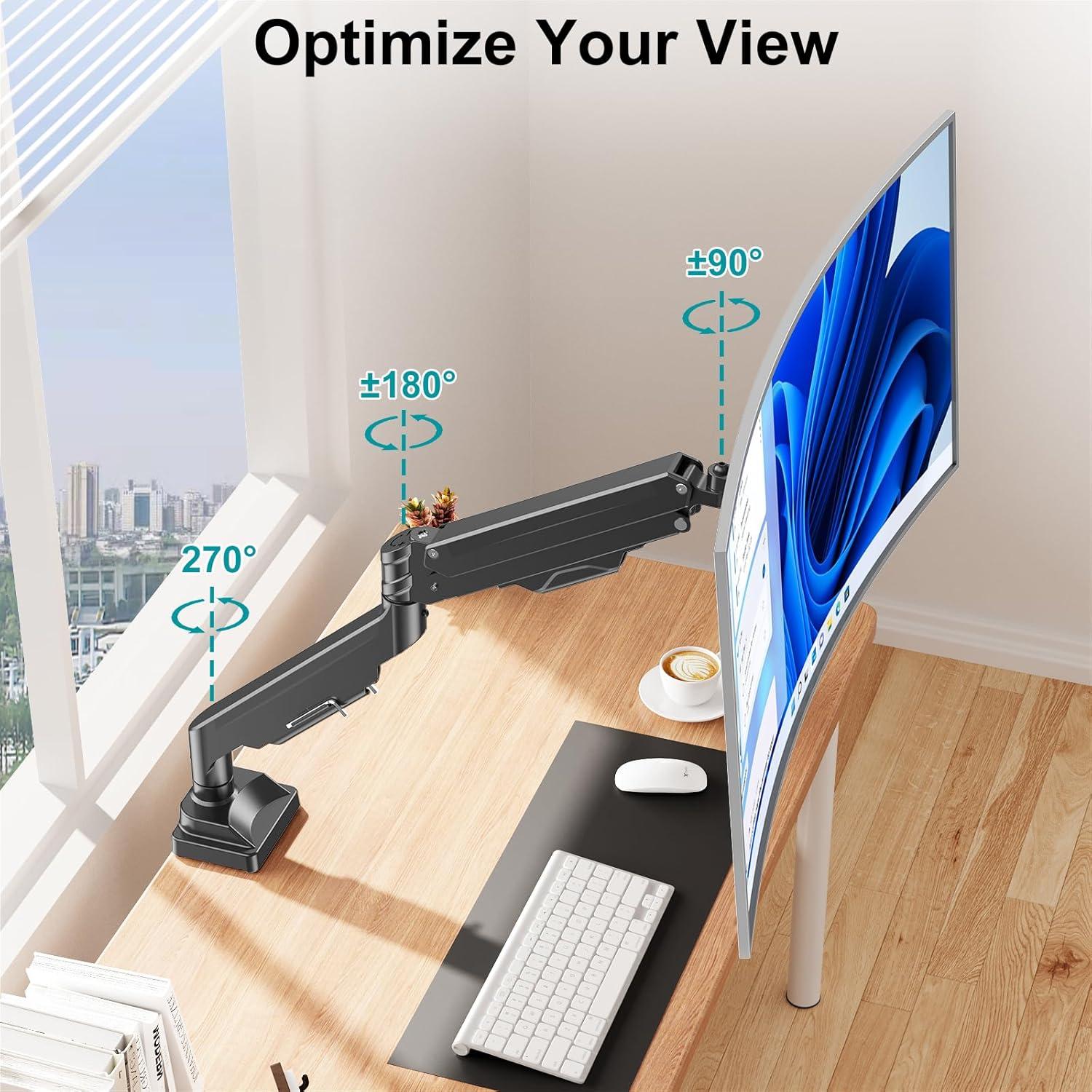 Soporte de Monitor MONTAR PRO Brazo Individual 43" 15kg