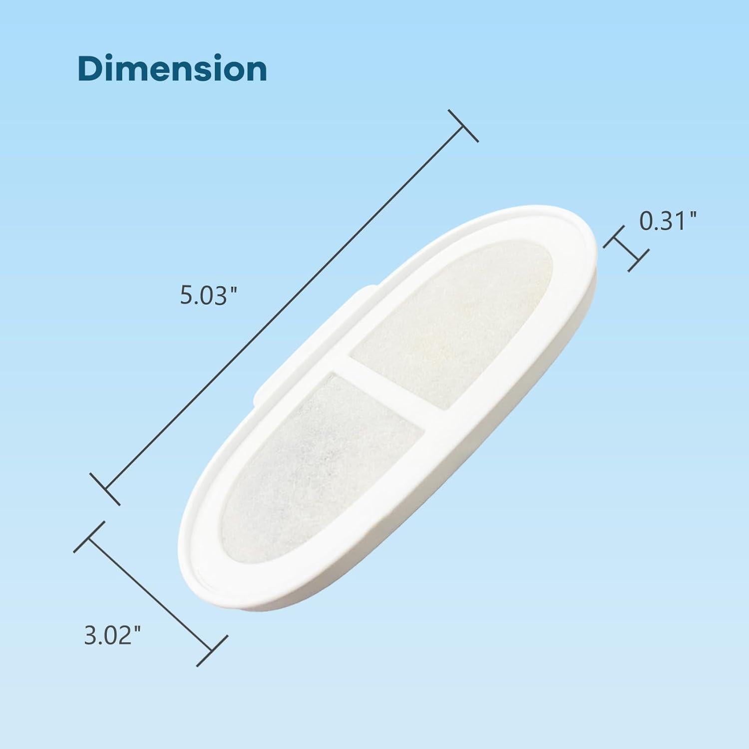 Filtro de Agua para Gatos PAWGETHER 3 Piezas 67oz/2L