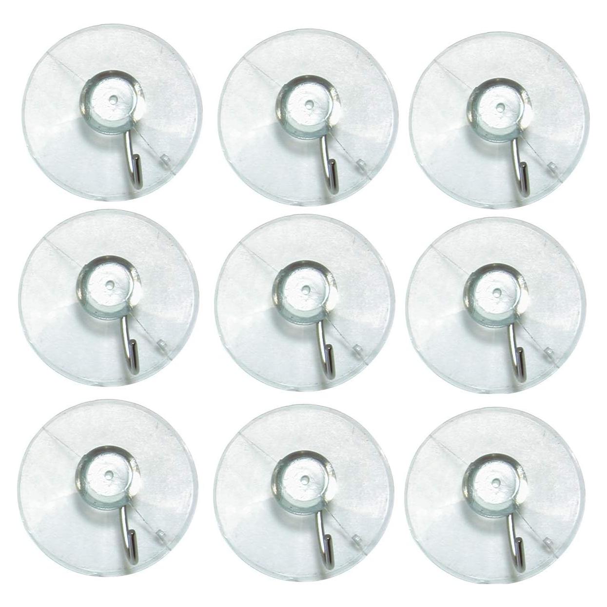 Ventosas de Plástico Transparente N'ice Packaging 10 Piezas 41mm