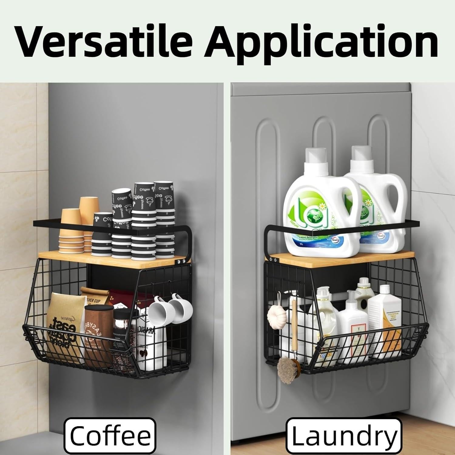 Estante Magnético para Nevera DecruKaltiz 35x17 cm Negro