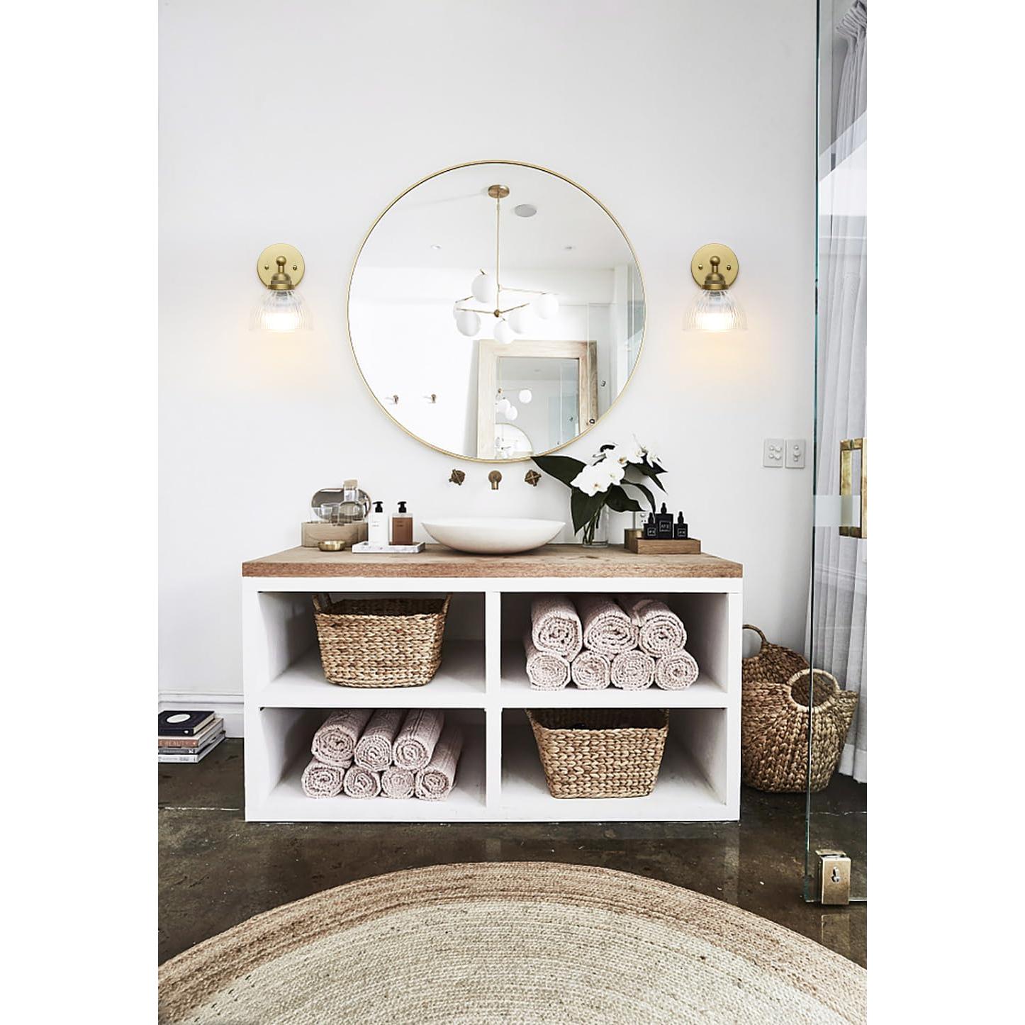 Aplique de pared recargable Phansthy vintage 1 luz USB 23cm