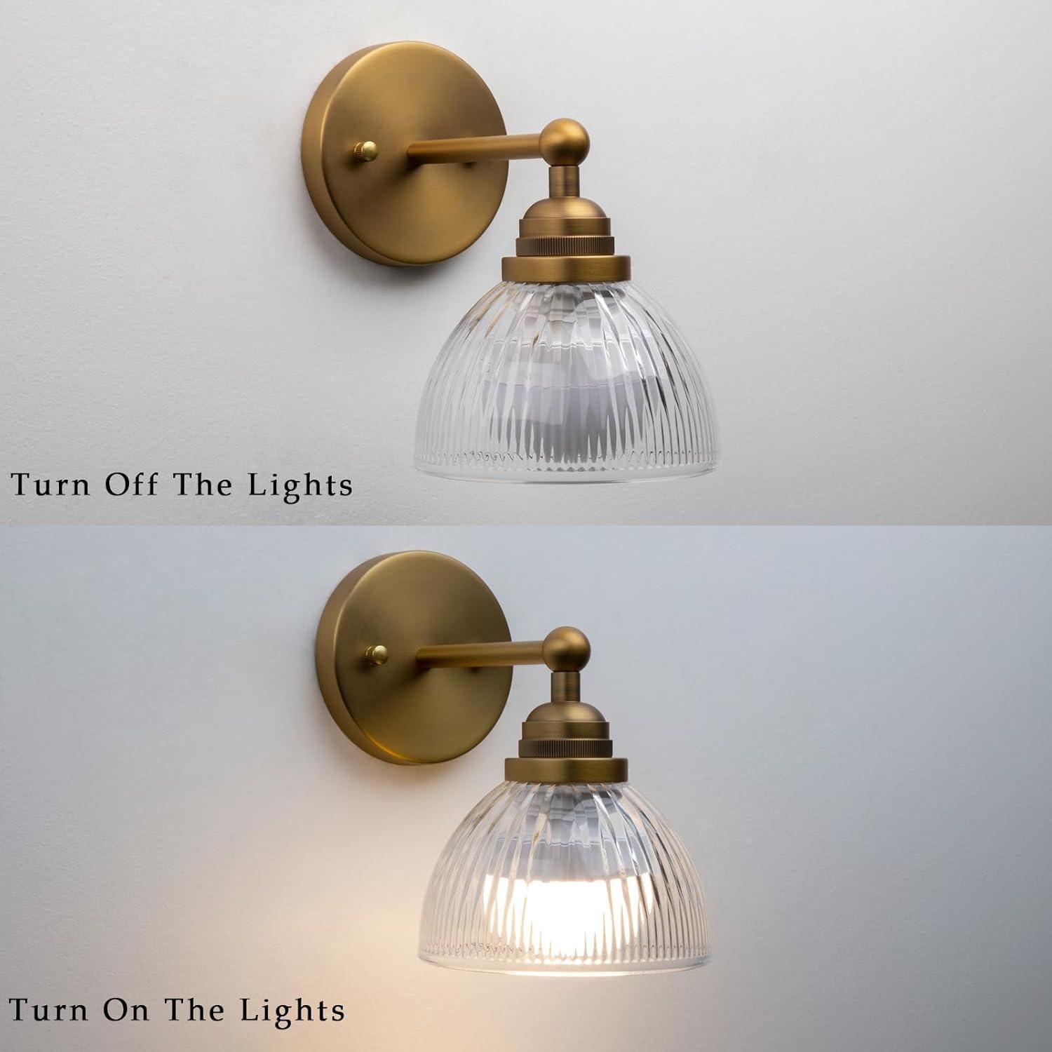 Aplique de pared recargable Phansthy vintage 1 luz USB 23cm