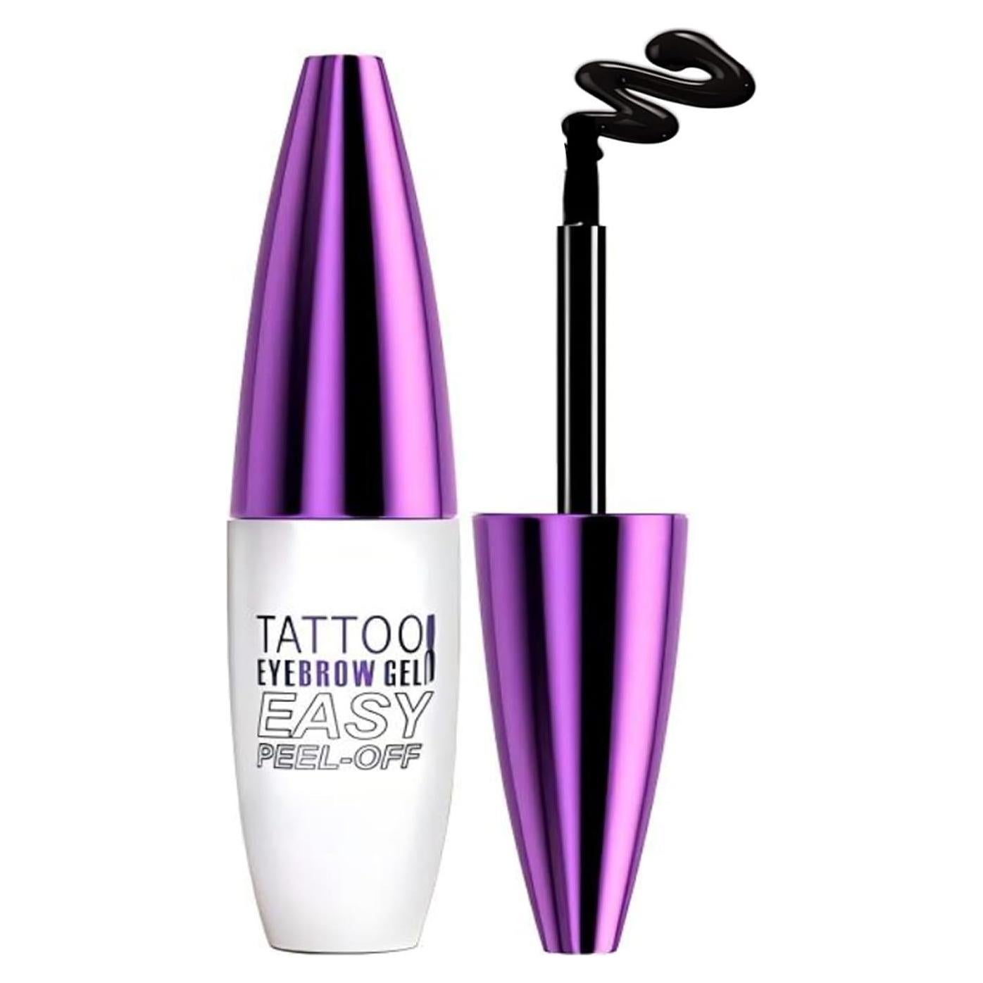 Gel Tinte de Cejas MVC Negro - Fácil de Pelar, Impermeable