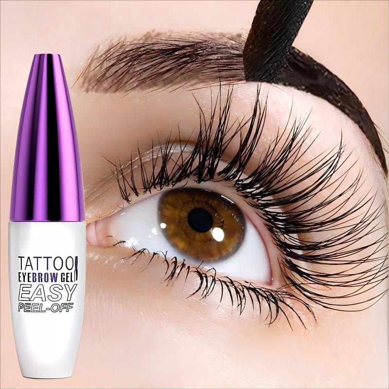 Gel Tinte de Cejas MVC Negro - Fácil de Pelar, Impermeable