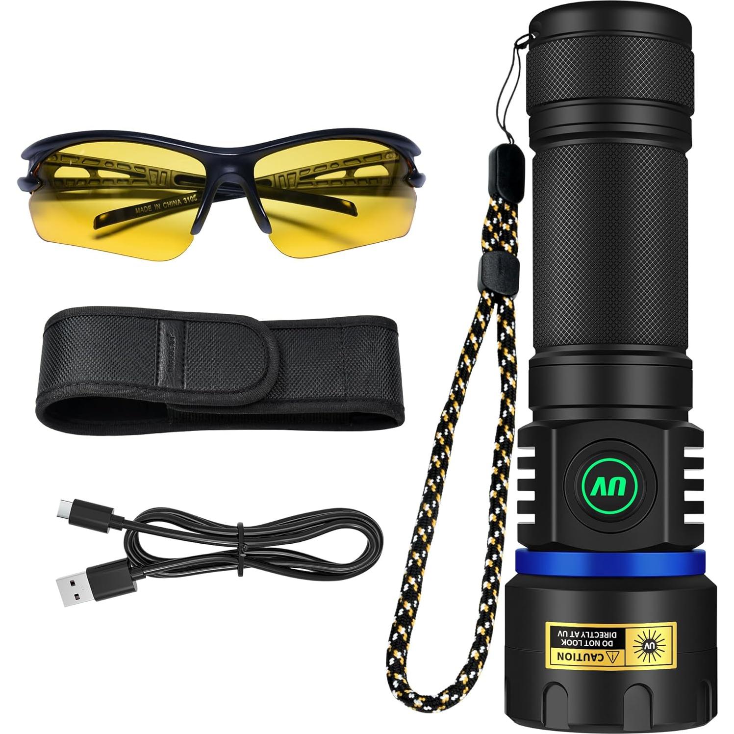 Linterna UV Recargable DARKBEAM B96 365nm 6xLED 60W