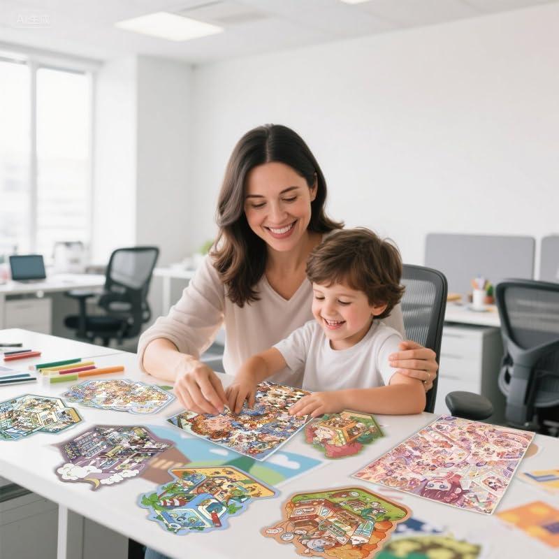 Pegatinas 3D PEJATTN para Manualidades - Kit DIY Creativo