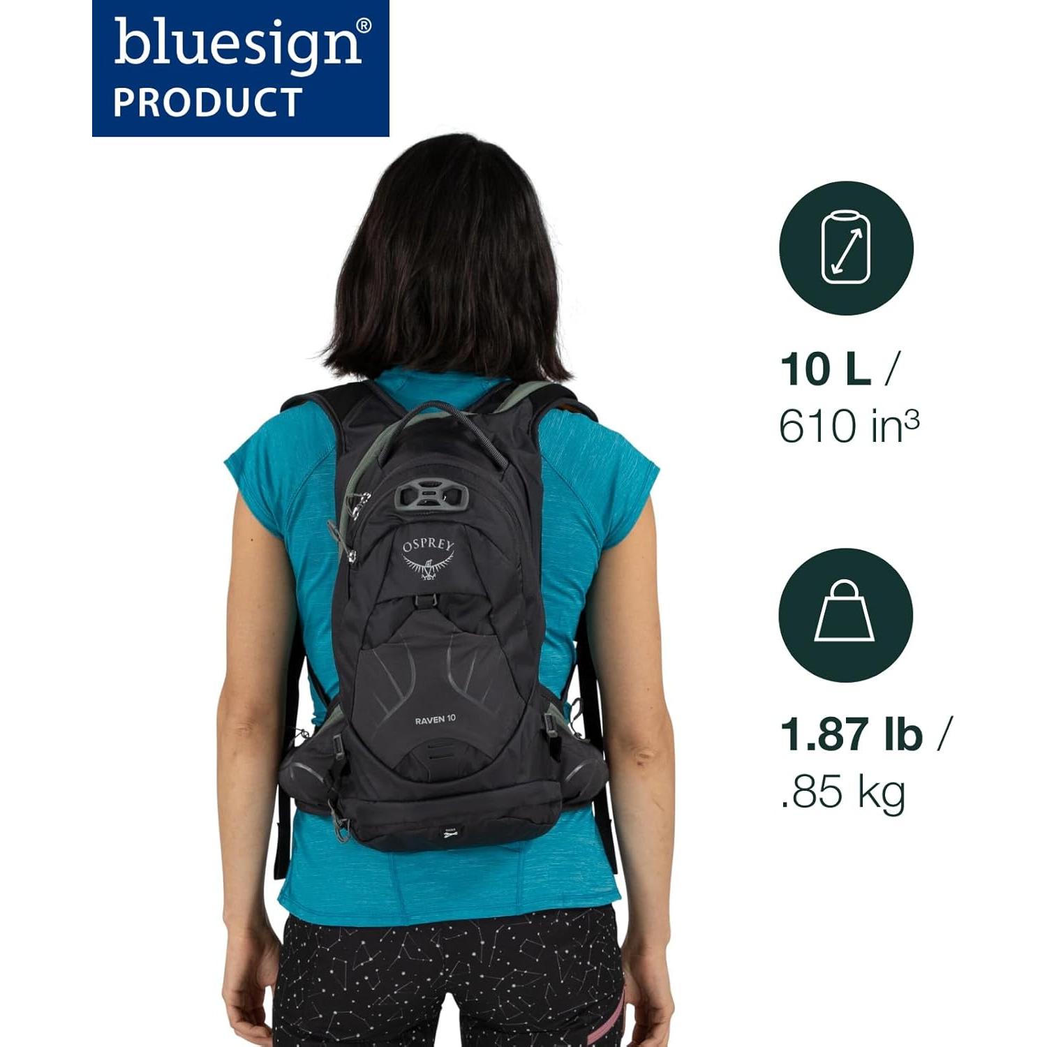 Mochila de Ciclismo Osprey Raven 10L con Reservorio 2.5L