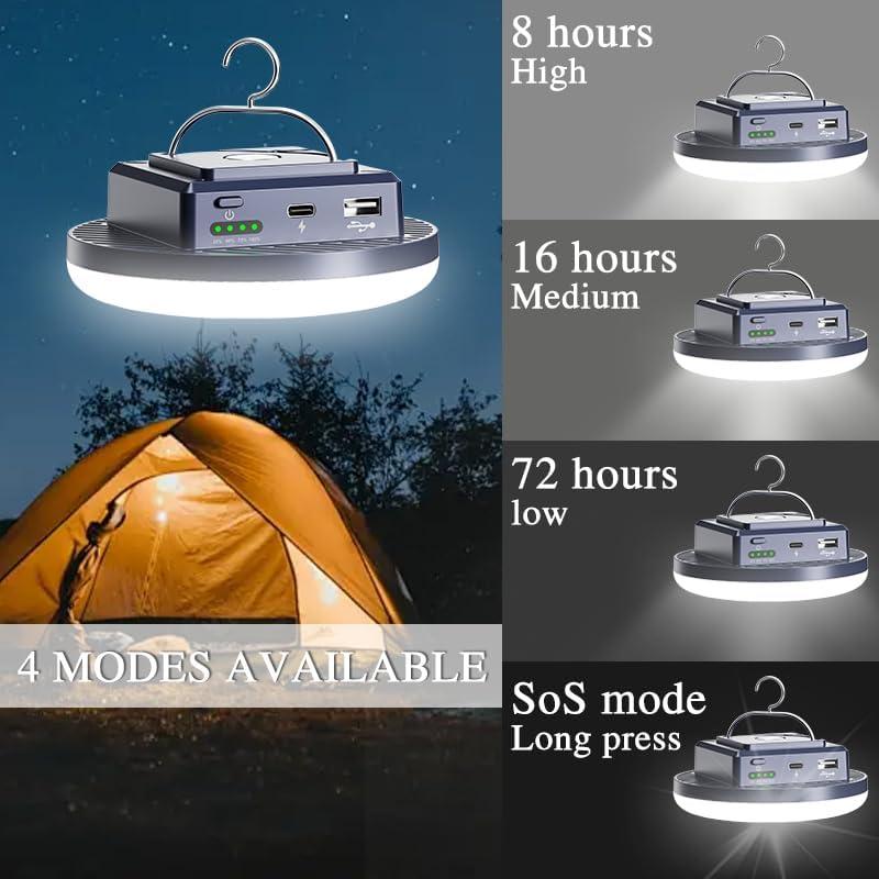 Linterna de Camping LED 13200 mAh 4500 Lúmenes USB General