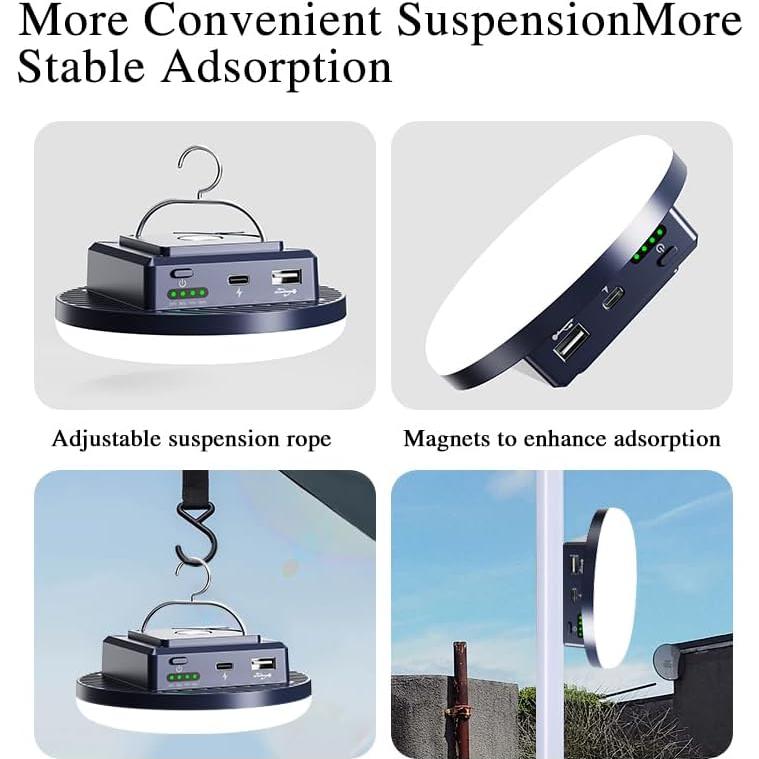 Linterna de Camping LED 13200 mAh 4500 Lúmenes USB General