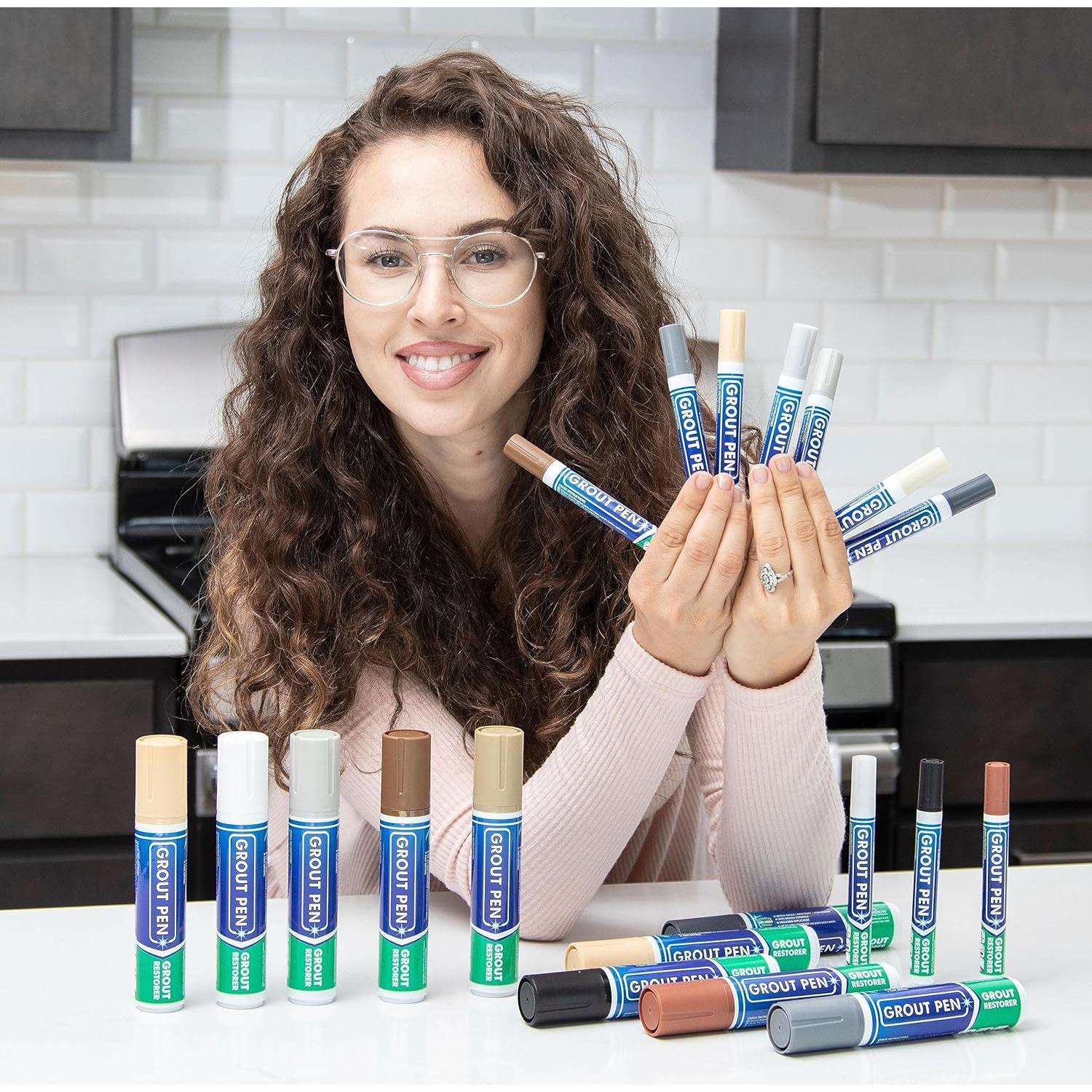 Marcador de Juntas Beige Rainbow Chalk 5mm - Paquete de 3