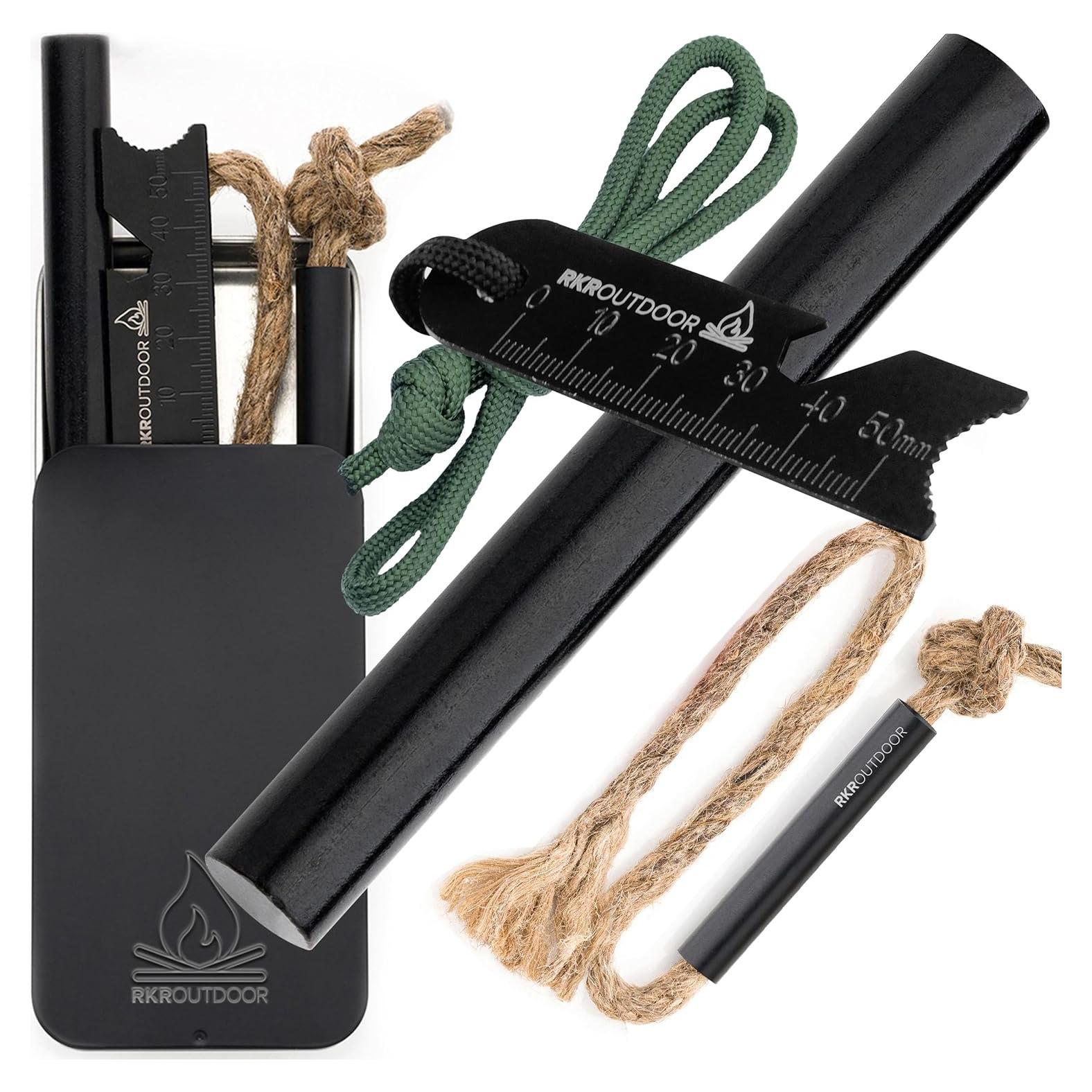 Kit de Inicio de Fuego RKR Outdoor - Barra de Ferro 10 cm