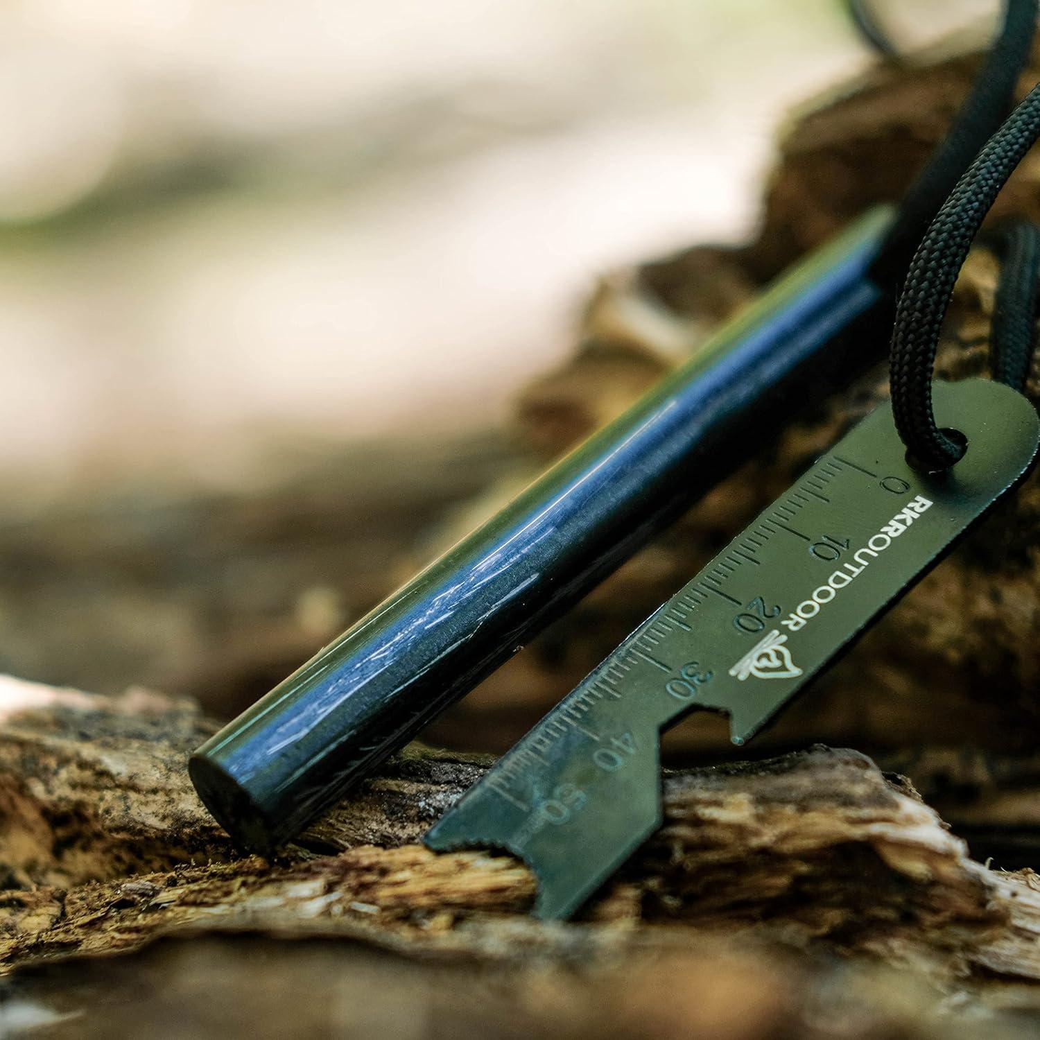 Kit de Inicio de Fuego RKR Outdoor - Barra de Ferro 10 cm