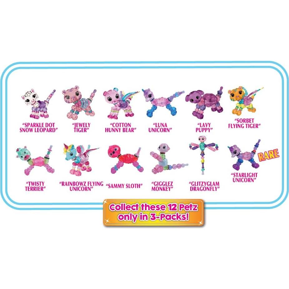 Twisty Petz 3-Pack Leopardo y Tigre - Joyería Transformable
