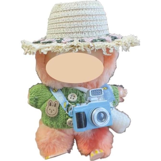 4 Accesorios de Cámara Vintage para Muñecas 17cm Jqoakpo