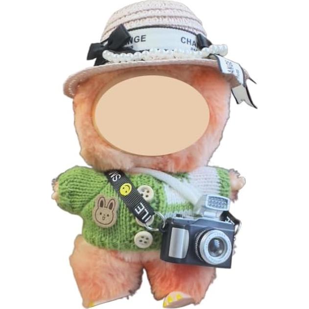 4 Accesorios de Cámara Vintage para Muñecas 17cm Jqoakpo