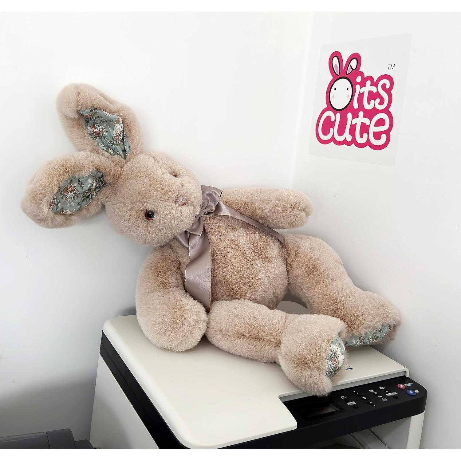 Conejo de Peluche Oitscute 61 cm Piel Sintética Beige