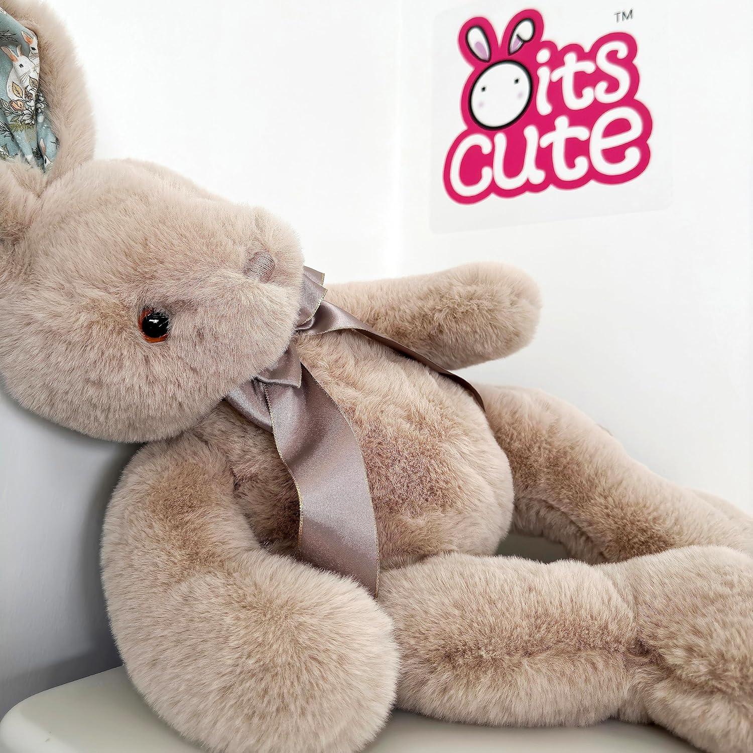 Conejo de Peluche Oitscute 61 cm Piel Sintética Beige