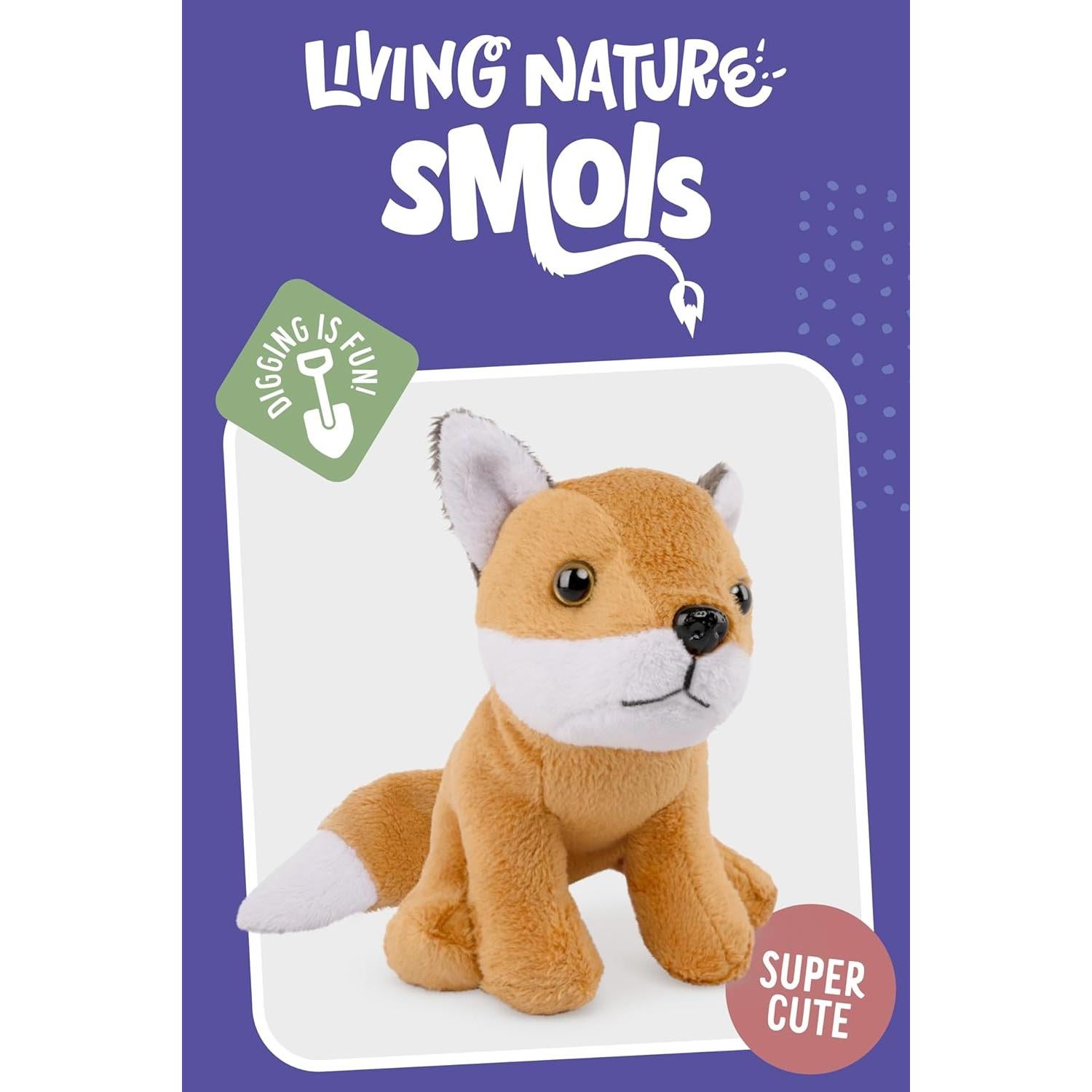 Peluche Ecológico Highland Cow Living Nature 14x9x10 cm