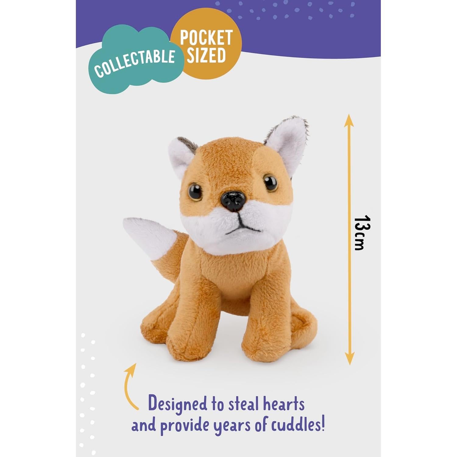 Peluche Ecológico Highland Cow Living Nature 14x9x10 cm