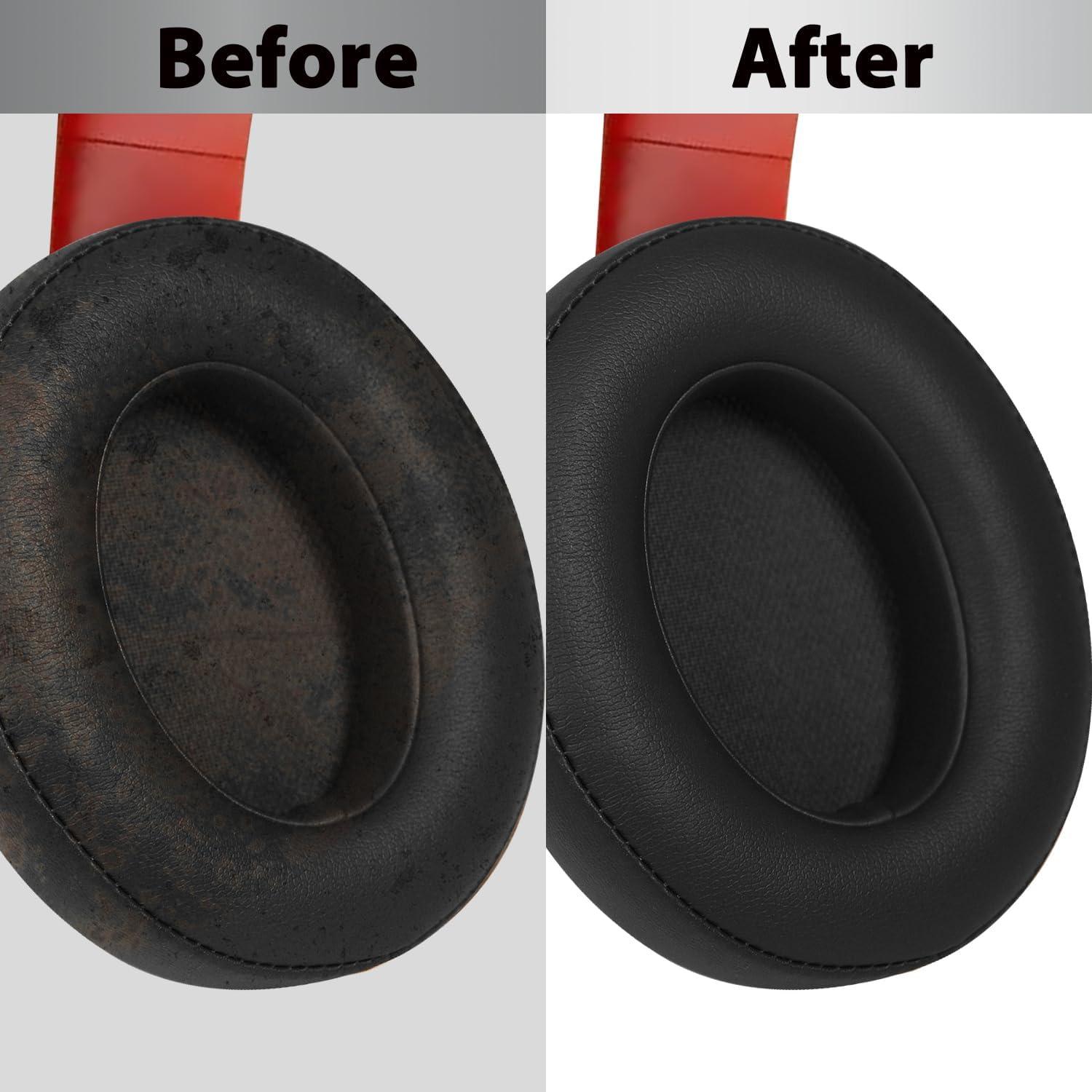 Almohadillas de Reemplazo para Auriculares Beats Studio 2/3 - Negro