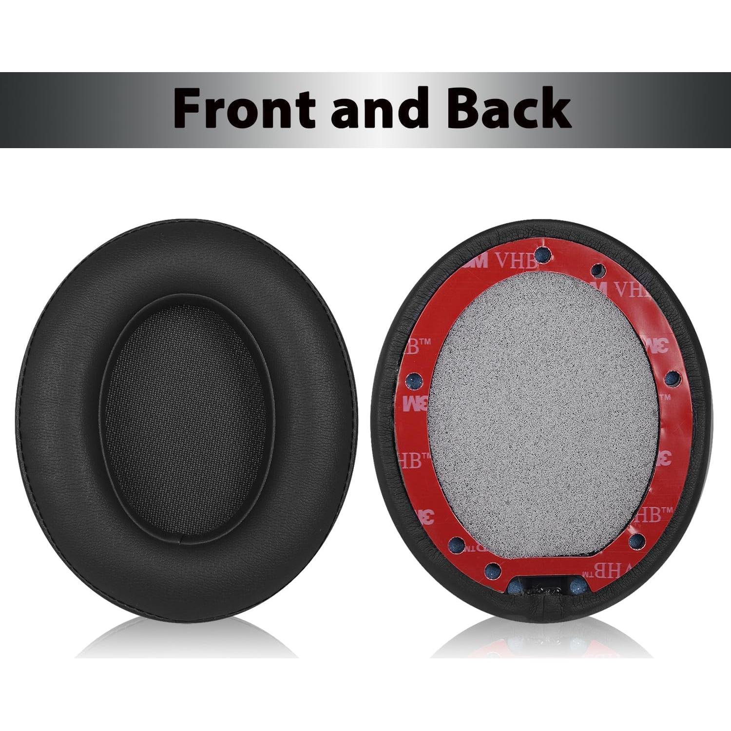 Almohadillas de Reemplazo para Auriculares Beats Studio 2/3 - Negro