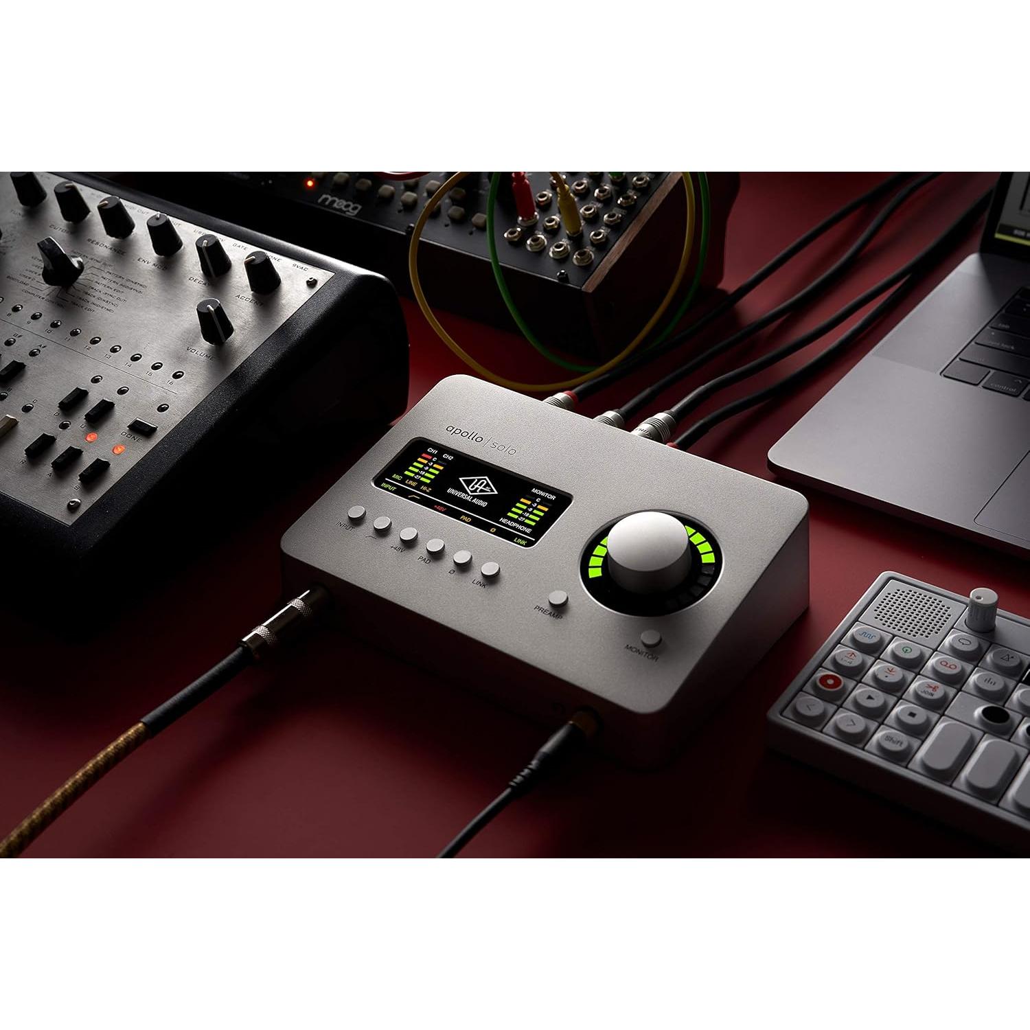 Interfaz de Audio Thunderbolt 3 Universal Audio Apollo Solo Heritage