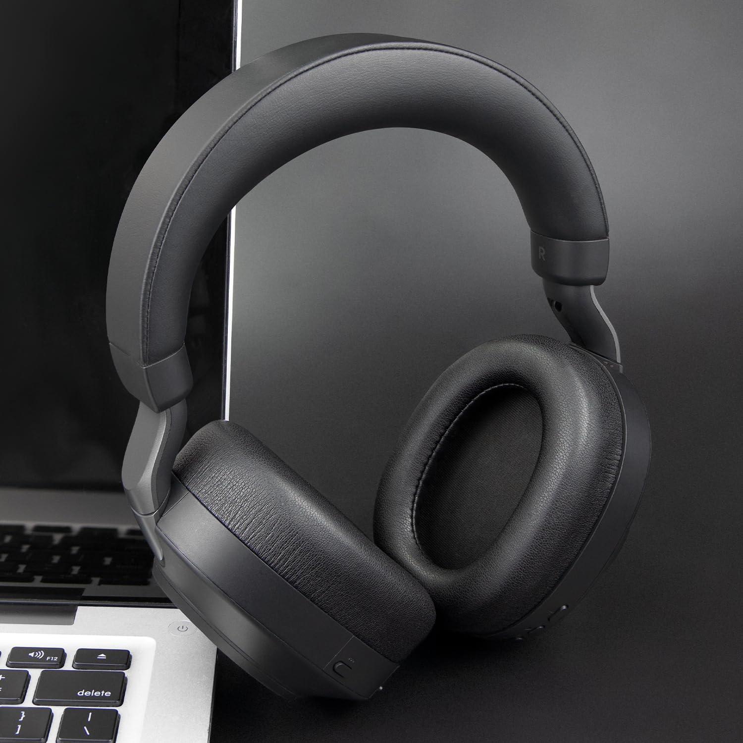 Almohadillas de Reemplazo SOULWIT para Jabra Evolve2 85 UC/MS - Negro