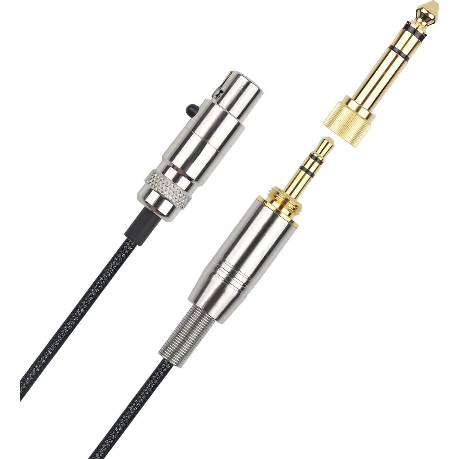 Cable de Reemplazo Trenzado Lusgawer 1.2m para Auriculares AKG