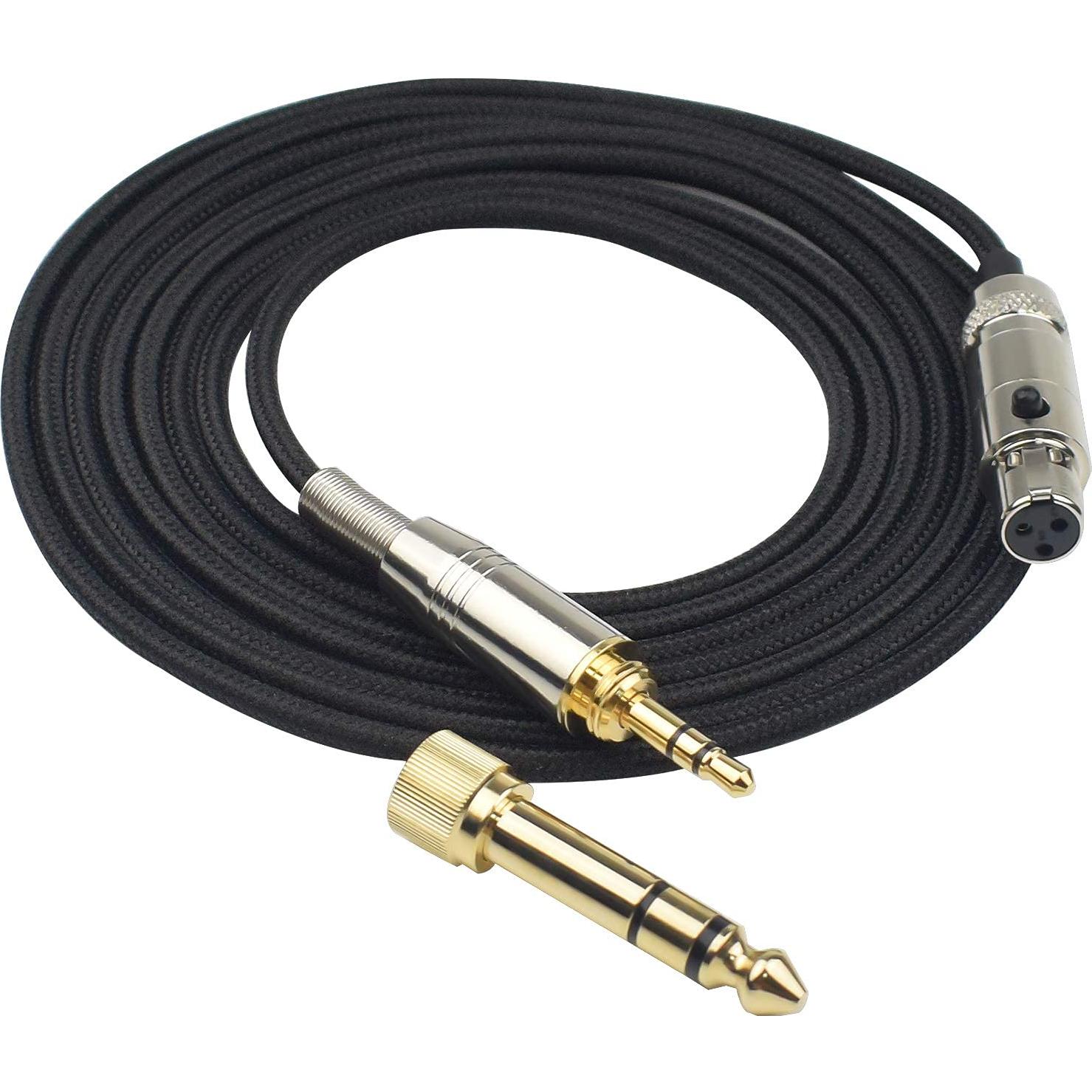 Cable de Reemplazo Trenzado Lusgawer 1.2m para Auriculares AKG