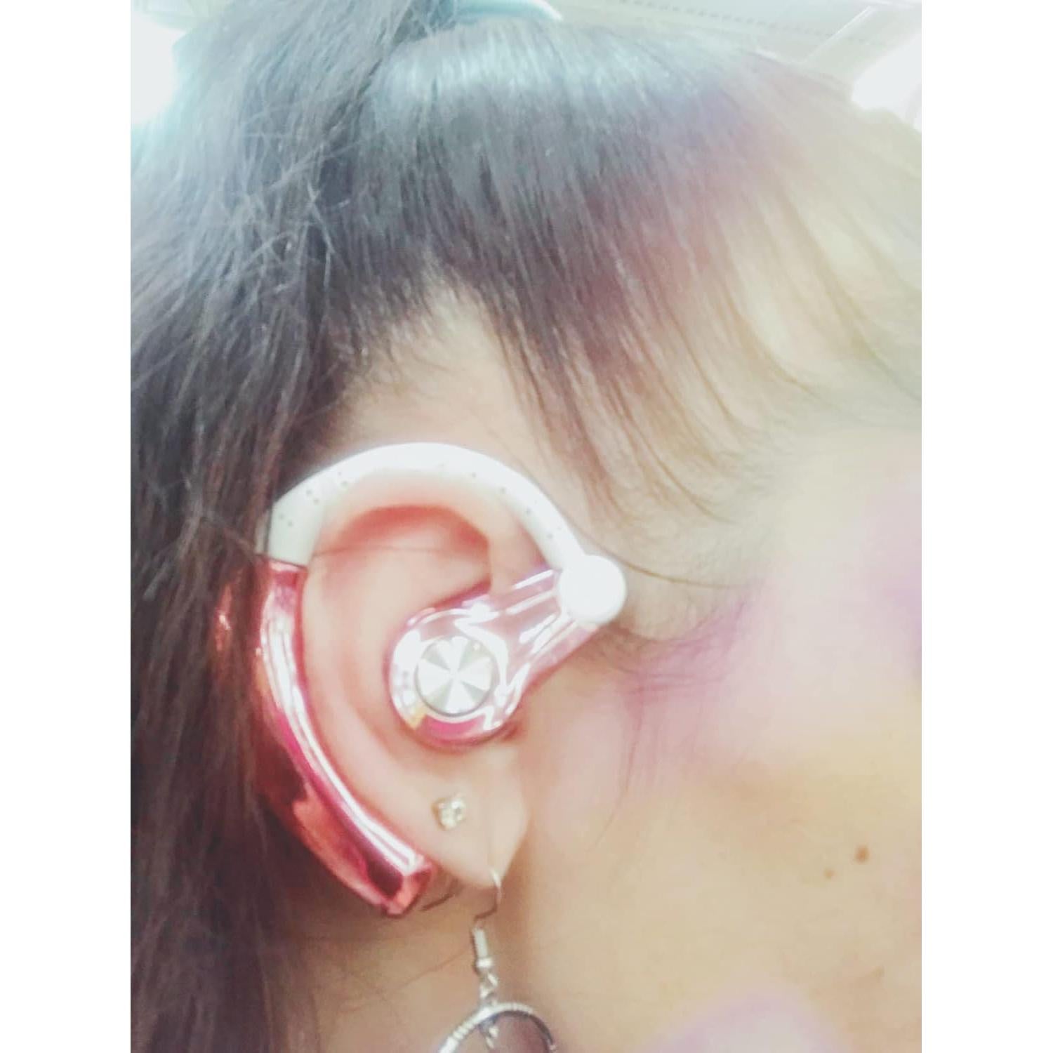 Auricular Inalámbrico PONYBRO T9 Oro Rosa, Sonido HiFi, 8h Batería