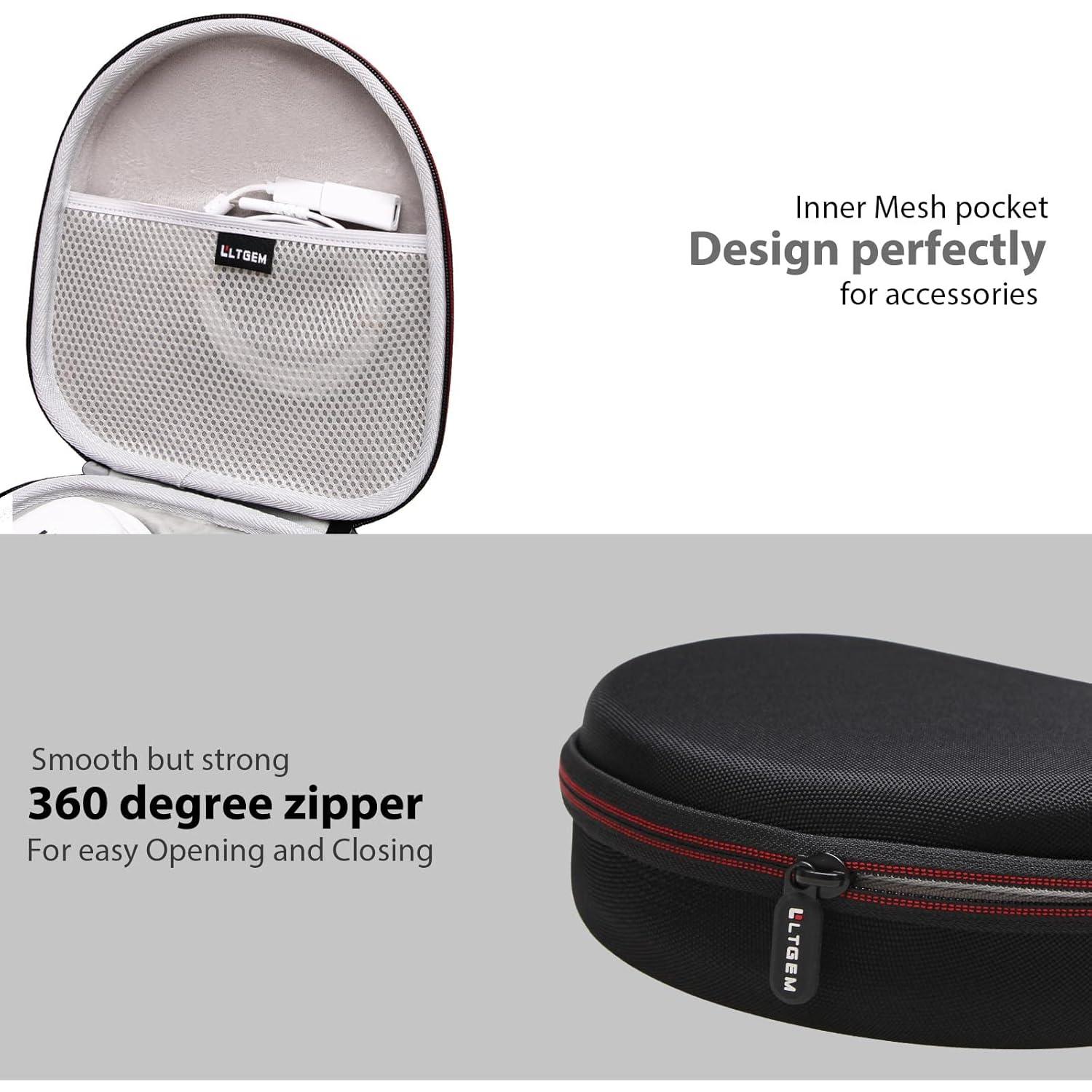 Funda Dura LTGEM para Auriculares Logitech G735 - Negro