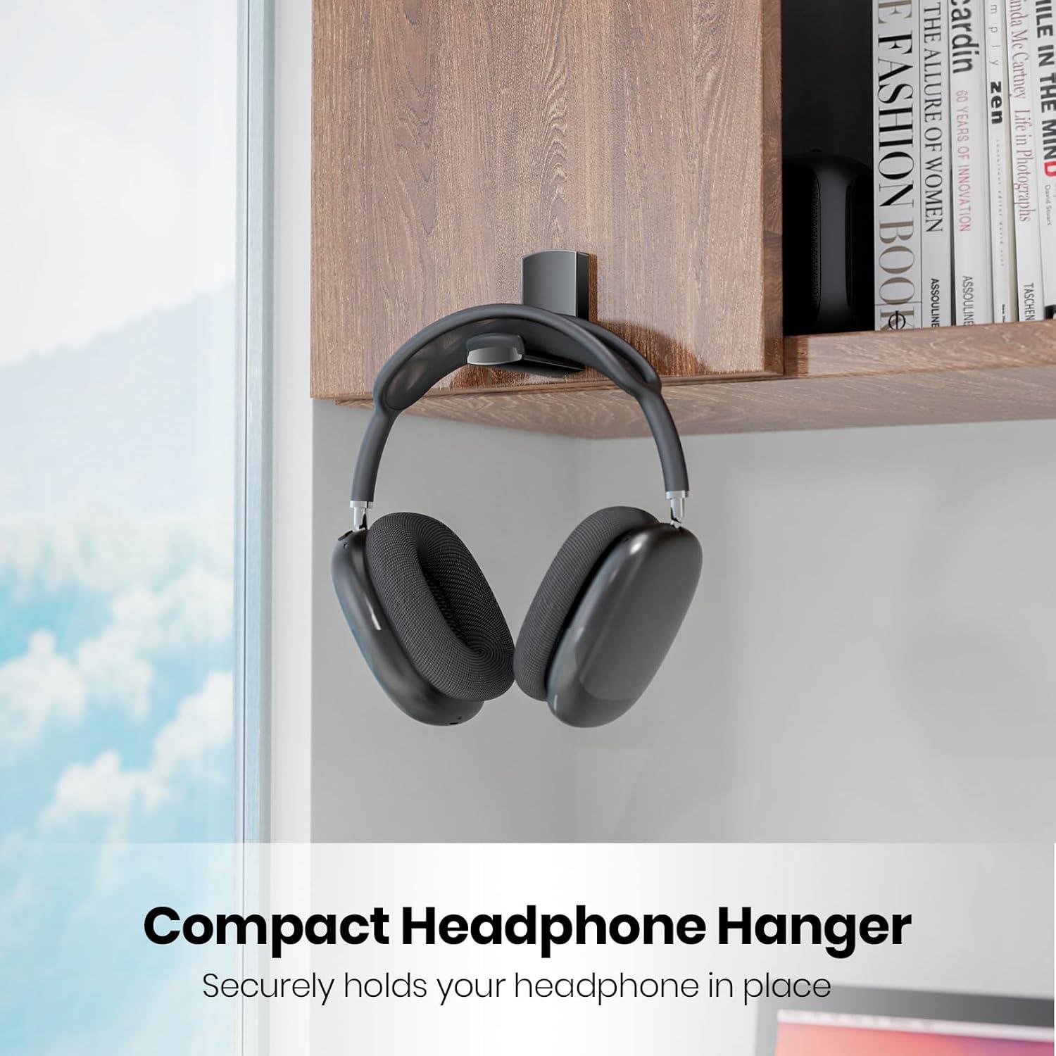 Soporte para Auriculares Adhesivo EURPMASK Negro - 50g