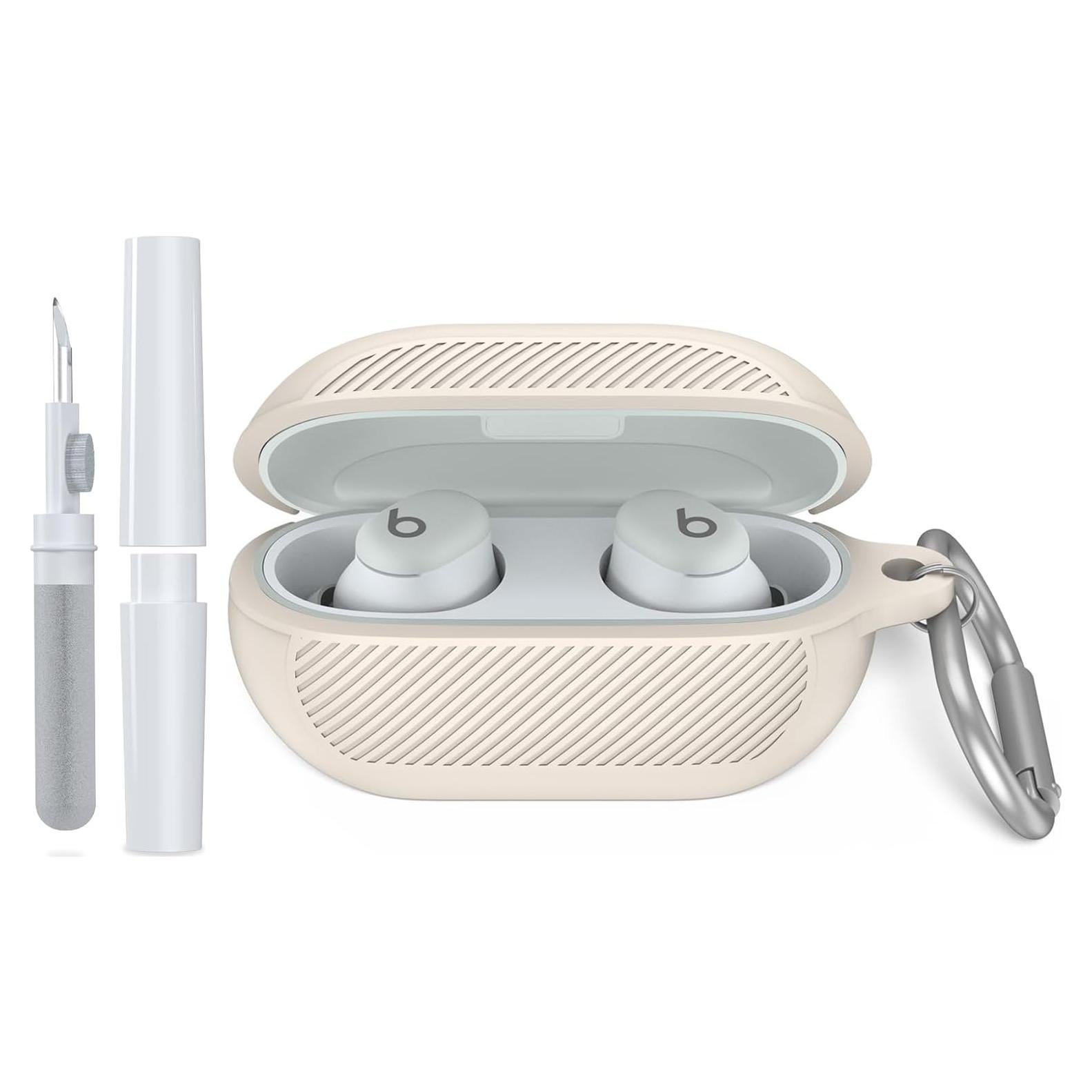 Funda de Silicona WADVCU para Beats Solo Buds con Kit de Limpieza