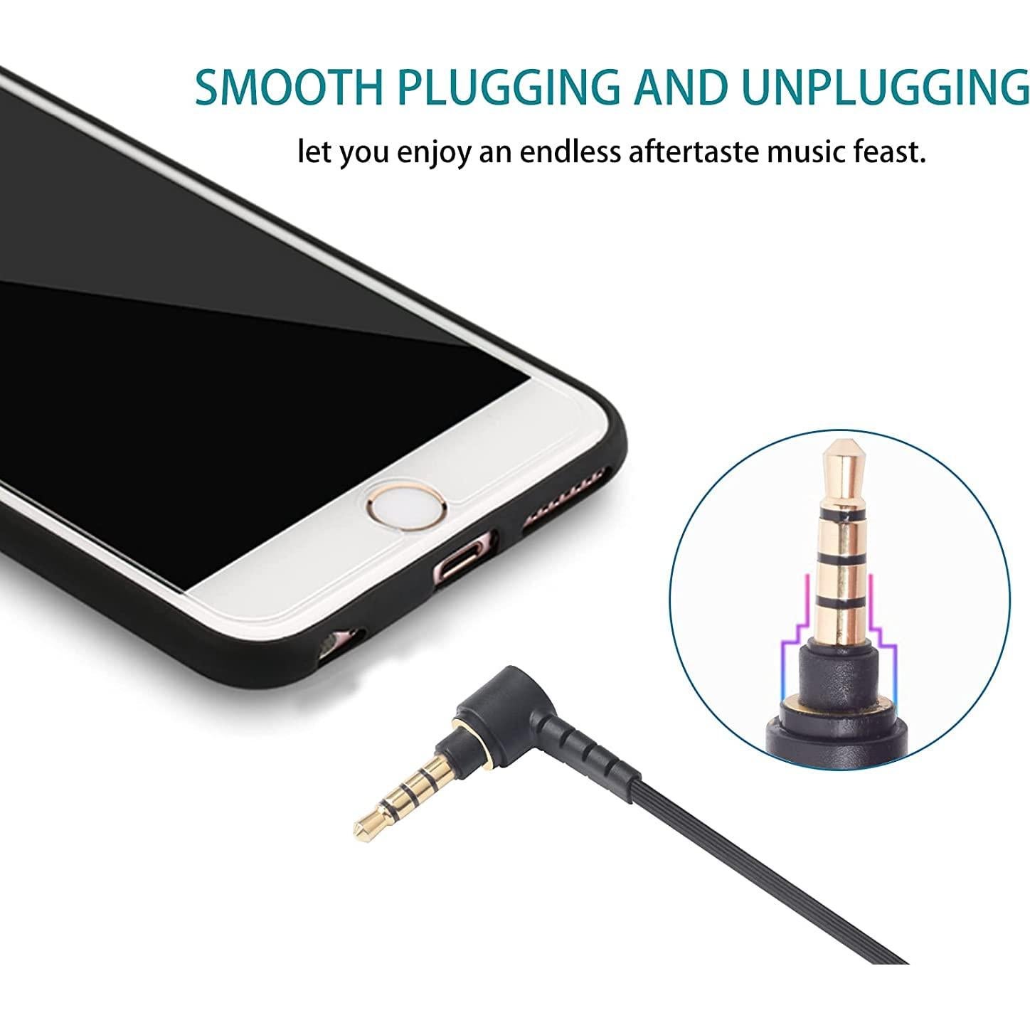 Cable de audio Alitutumao con micrófono para auriculares Sony