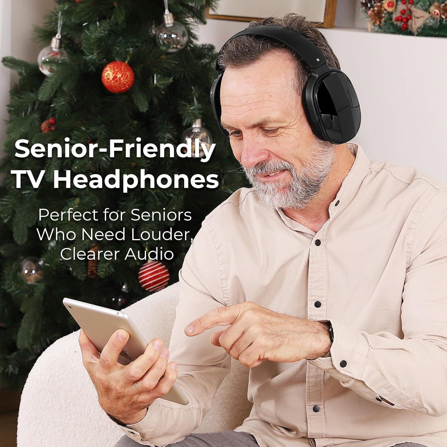 Auriculares Inalámbricos Daysnew para TV con Base de Carga