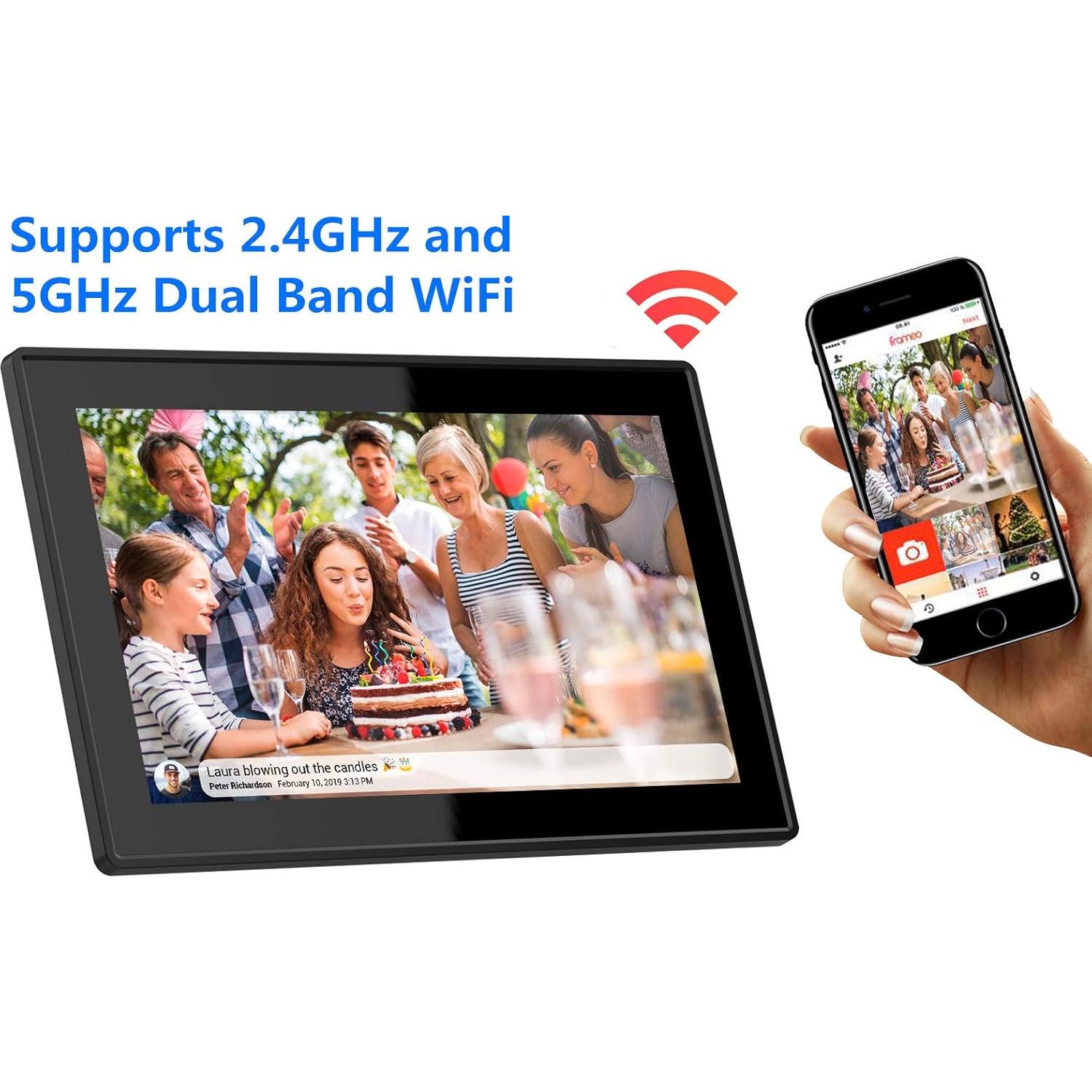 Marco de Fotos Digital WiFi Feelcare 11.6" 16GB Pantalla Táctil