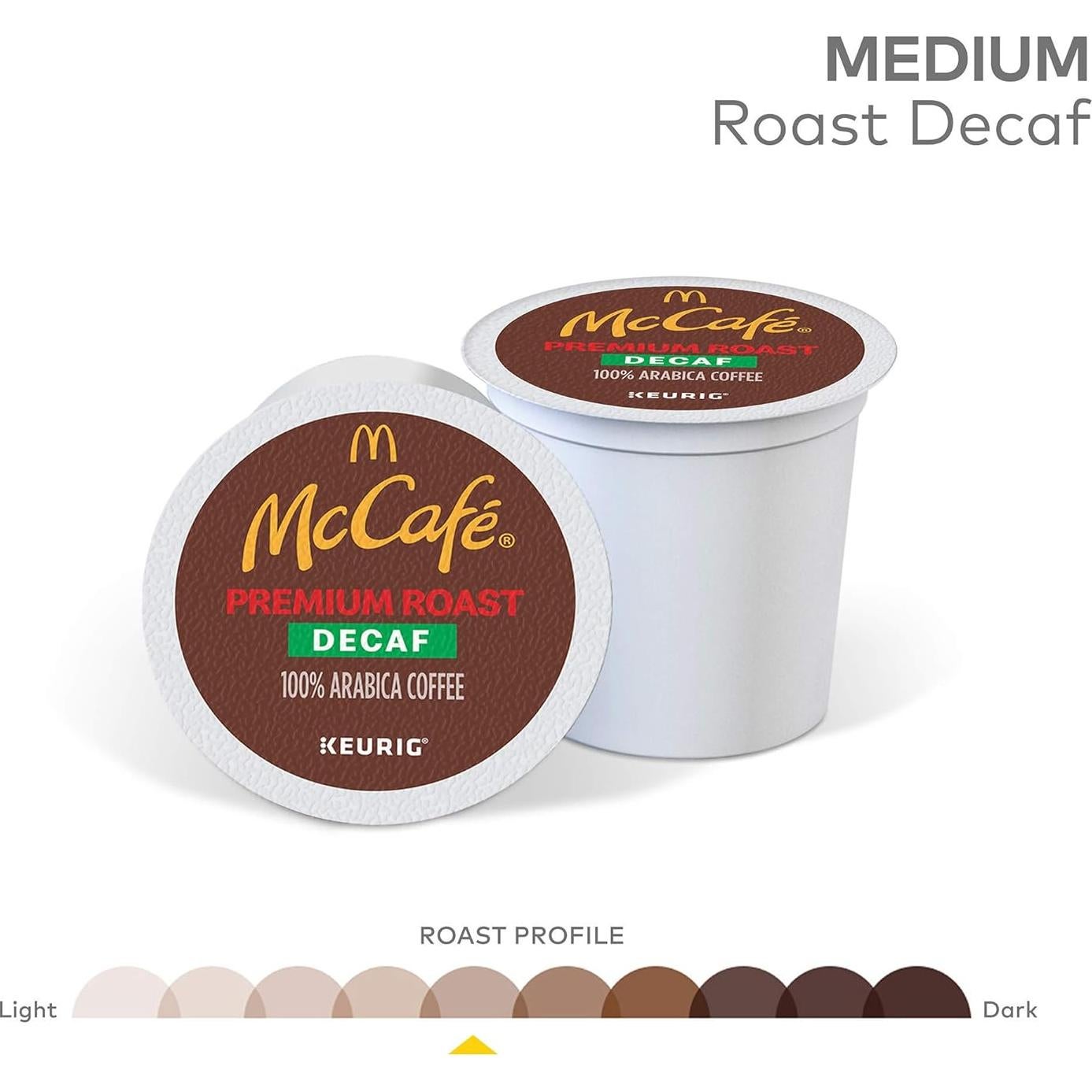 Café McCafé Premium Roast Descafeinado K-Cup 72 Cápsulas