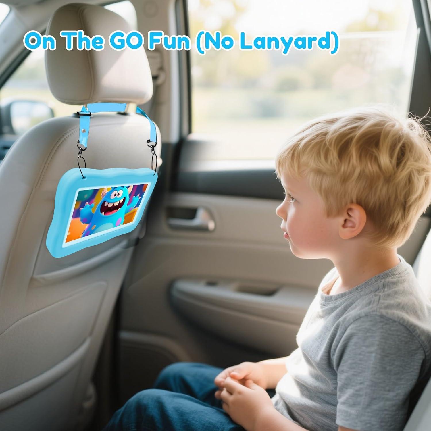 Tableta Educativa para Niños TOPELOTEK 7" Azul con Funda