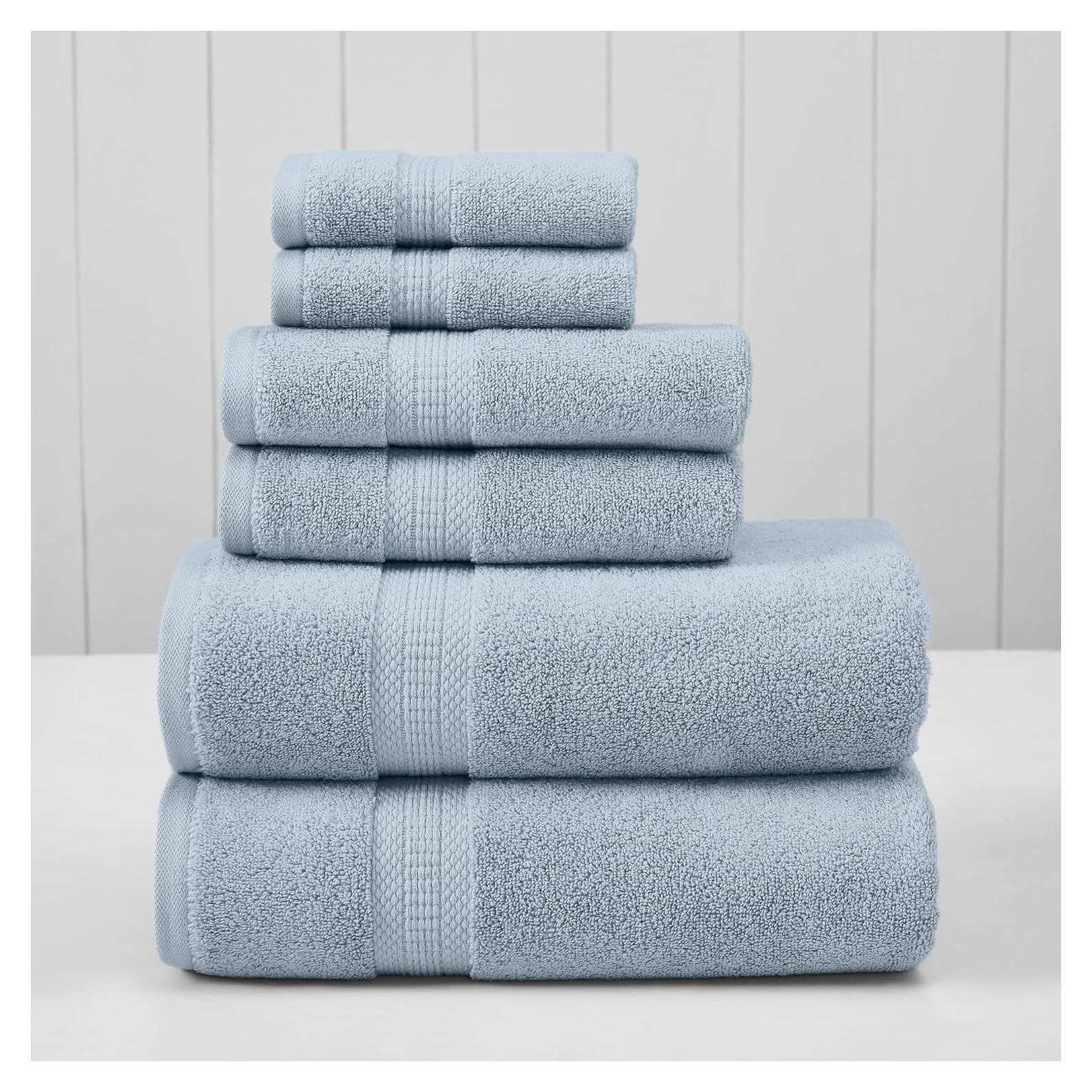 Conjunto de Toallas Modern Threads 6 Piezas Rayón Bambú