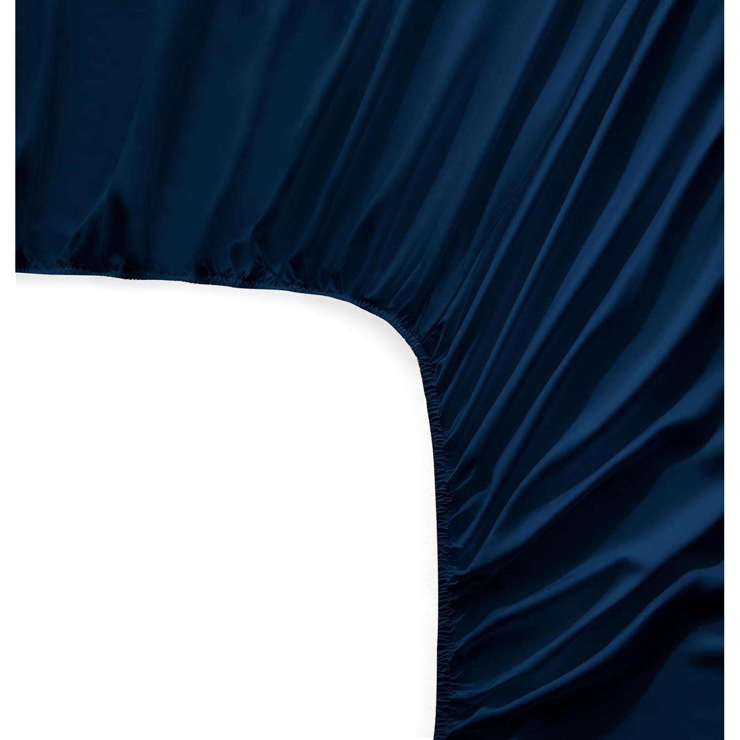 Juego de Sábanas de Lujo Plush Organic Queen 4 Piezas Viscosa Bambú