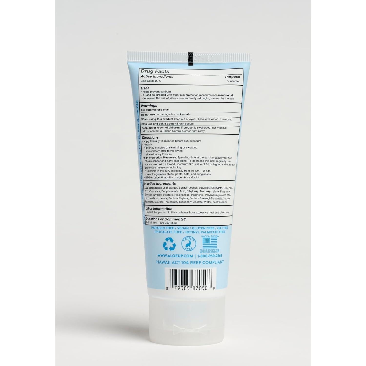 Bloqueador Solar Mineral Aloe Up Kids SPF 50 - 85 g