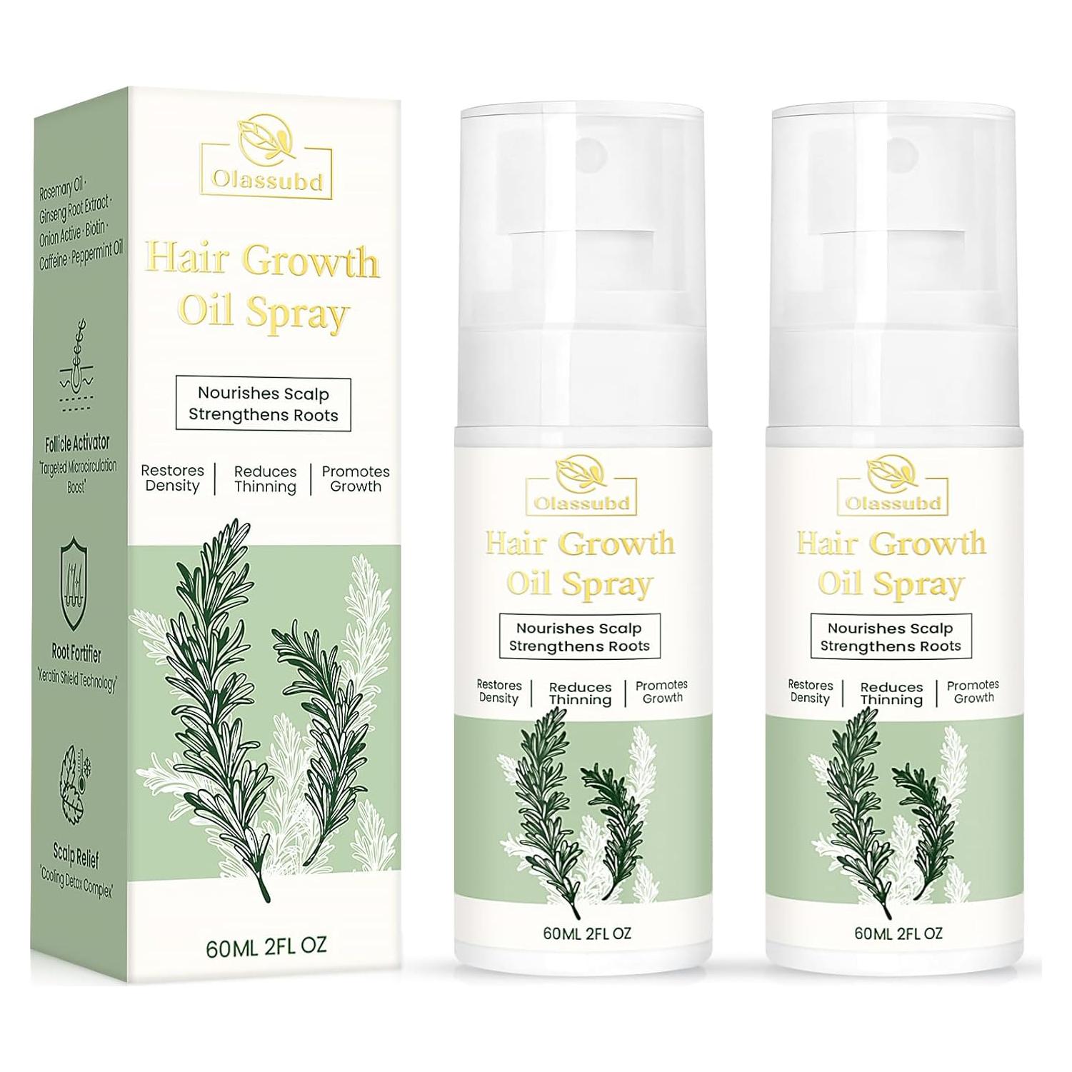 Spray de Aceite para Crecimiento del Cabello Olassubd 118 ml