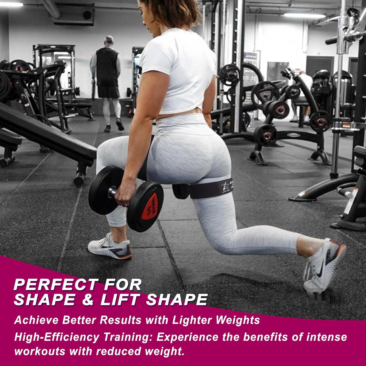 Bandas de Oclusión BFR LARA STAR para Glúteos y Piernas