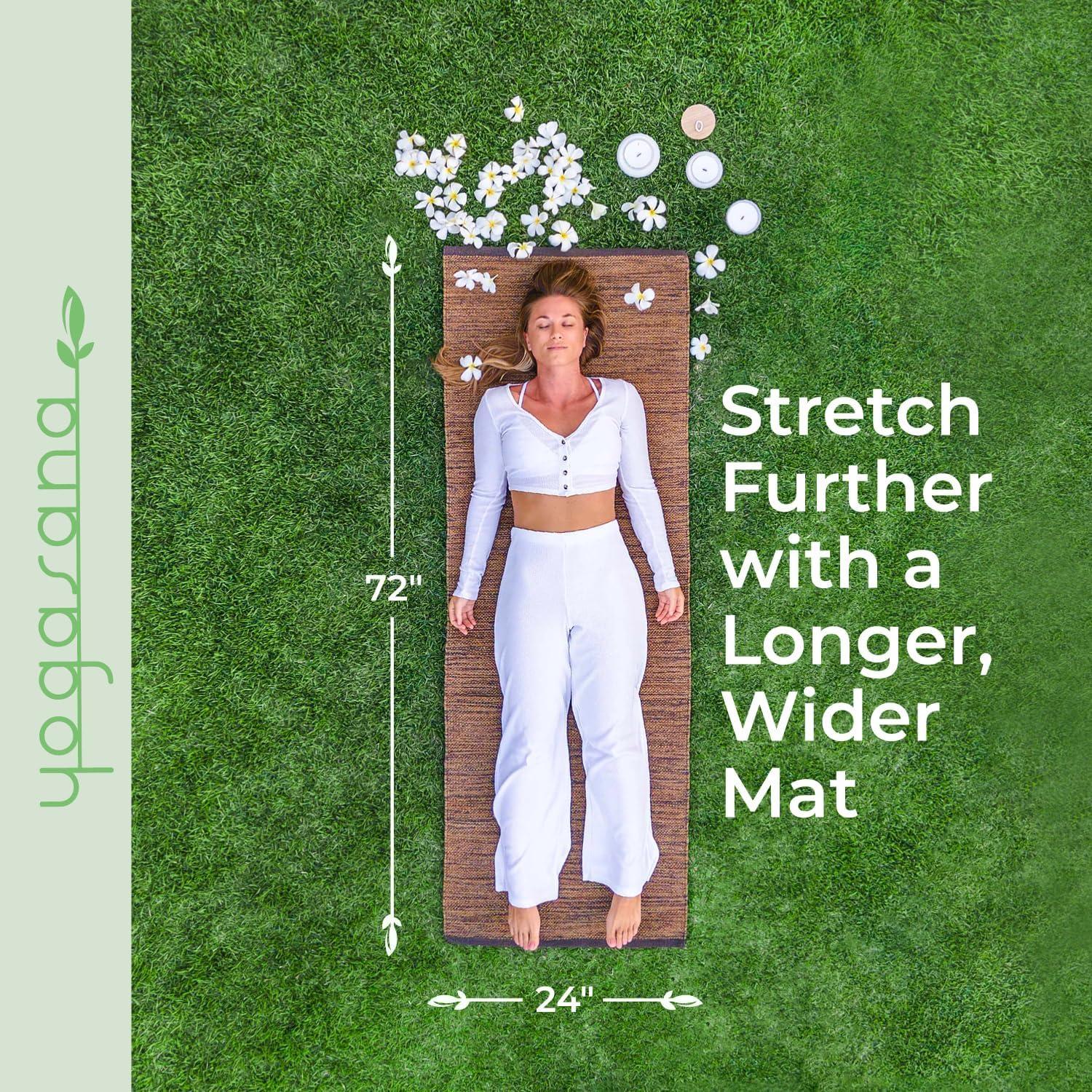 Alfombra de Yoga Orgánica Yogasana 183x61 cm Antideslizante