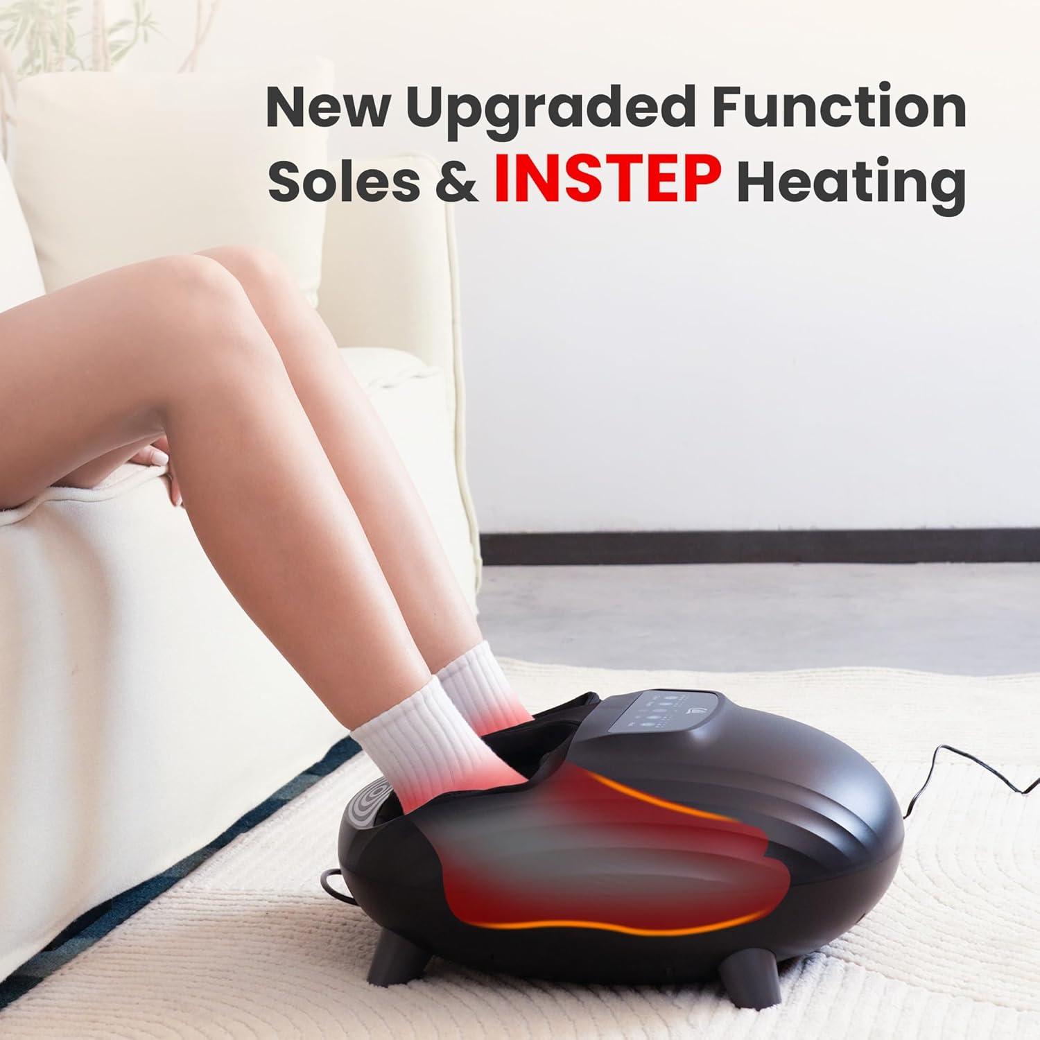 Masajeador de Pies Shiatsu CILI CL-5325 con Calor y Compresión